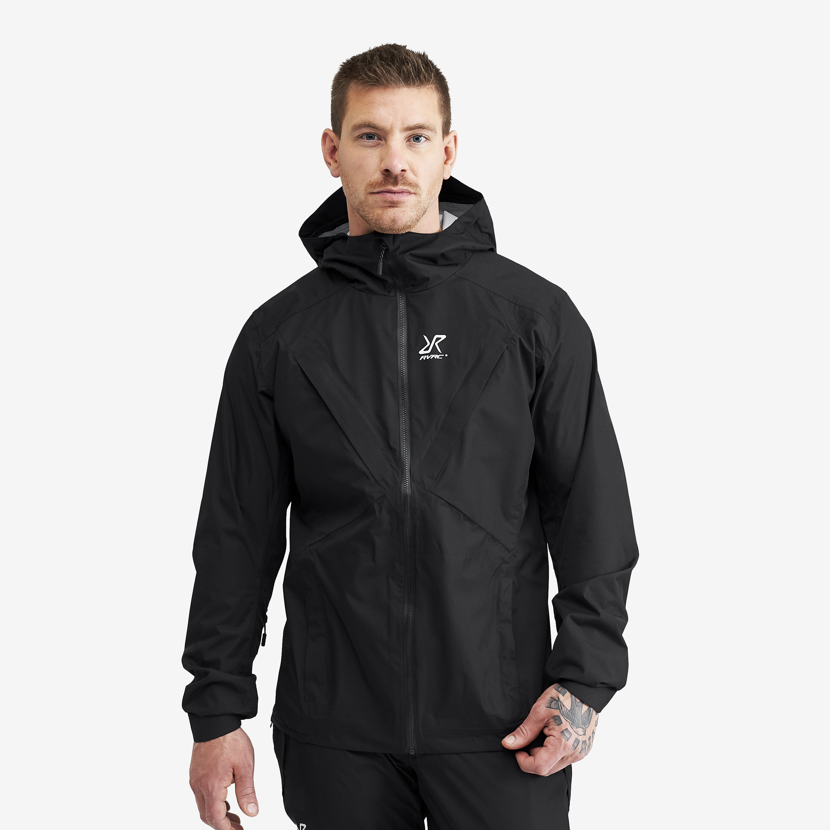 Typhoon rain jacket for men in black