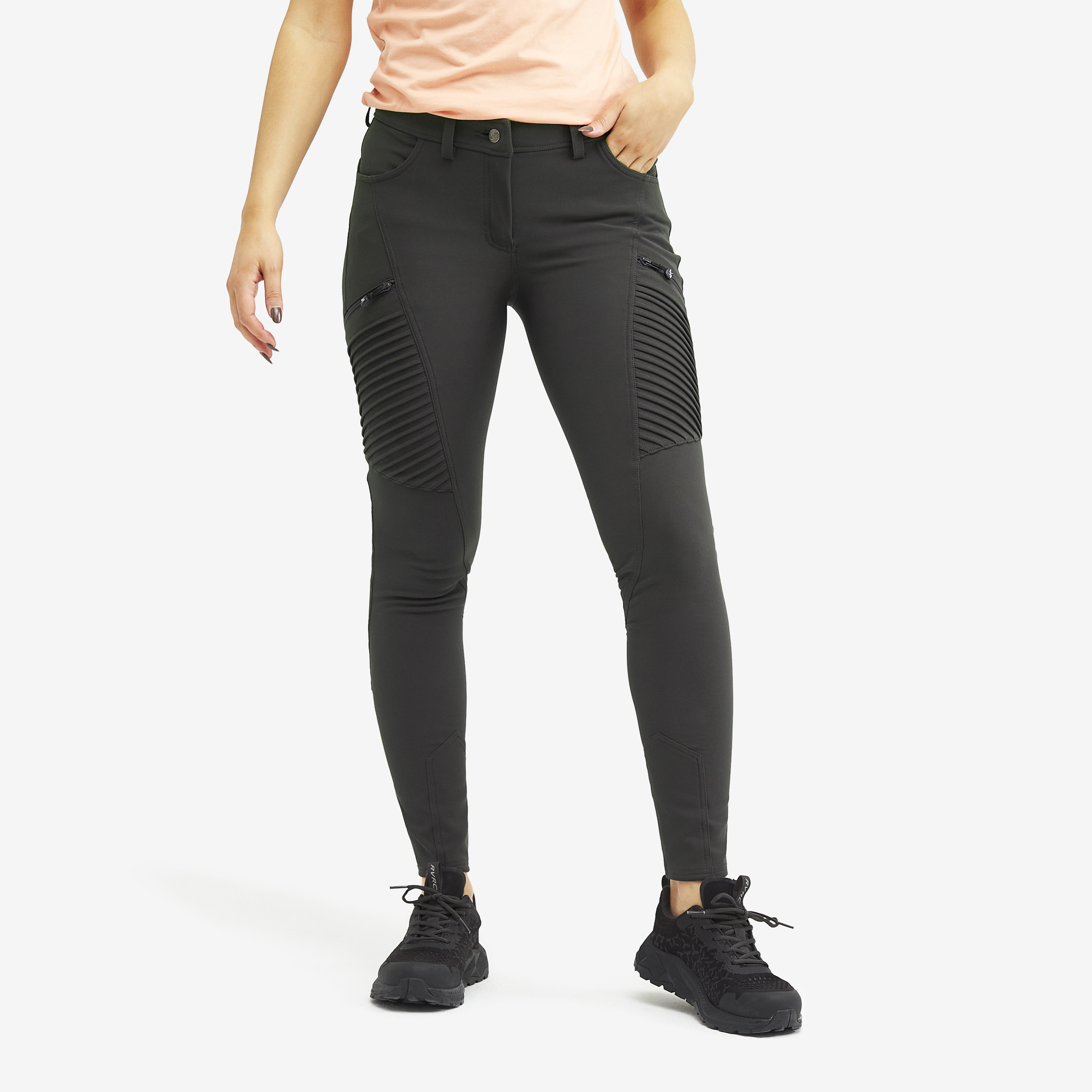 Pusher Outdoor Jeans Anthracite Mujeres