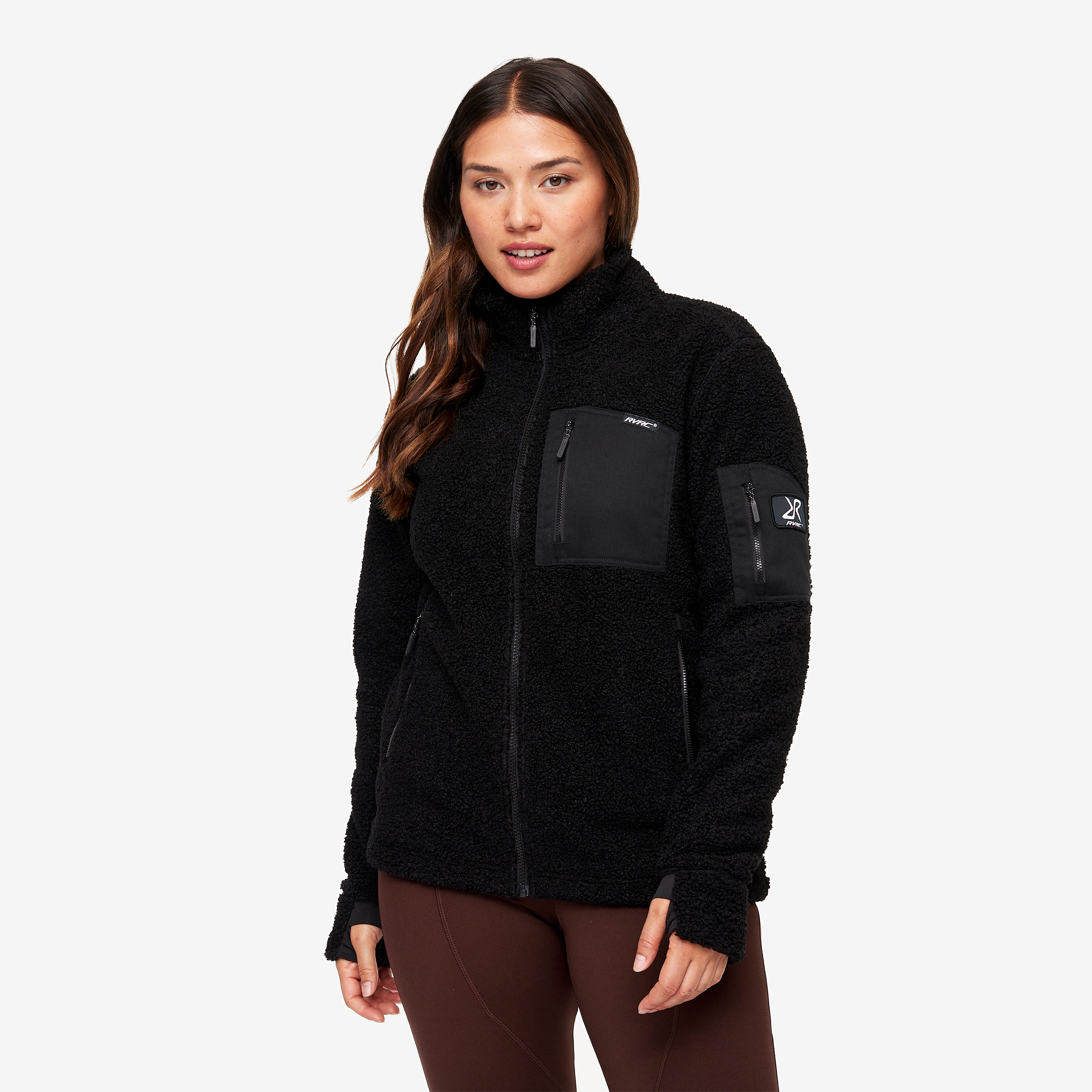 Bigfoot Pile Fleece W Jetblack Damen