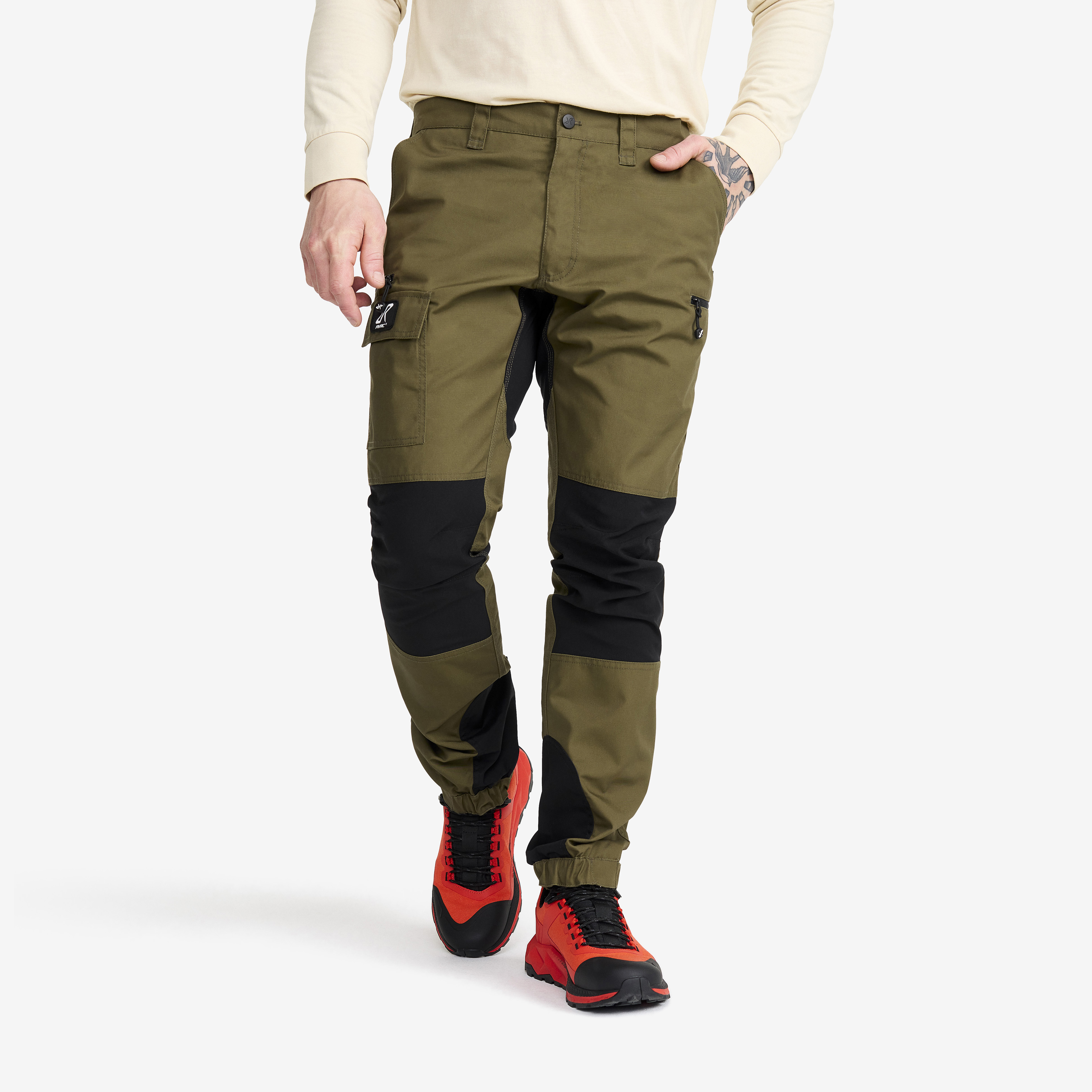 Nordwand outdoorové kalhoty pro muže v zelené barvě