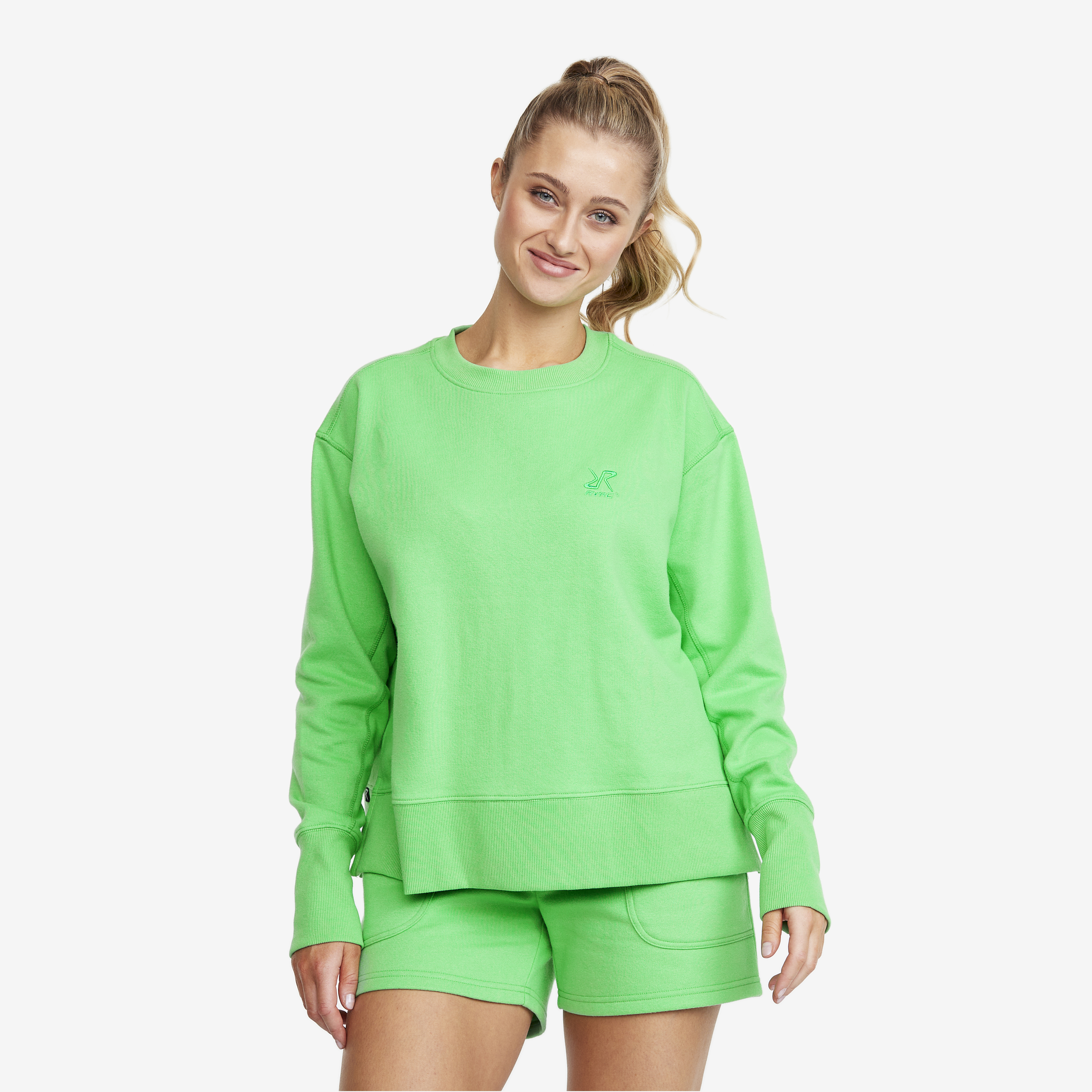 Lounge Sweater – Dam – Irish Green Storlek:XS – Dam > Tröjor > Skjortor & Långärmade Tröjor