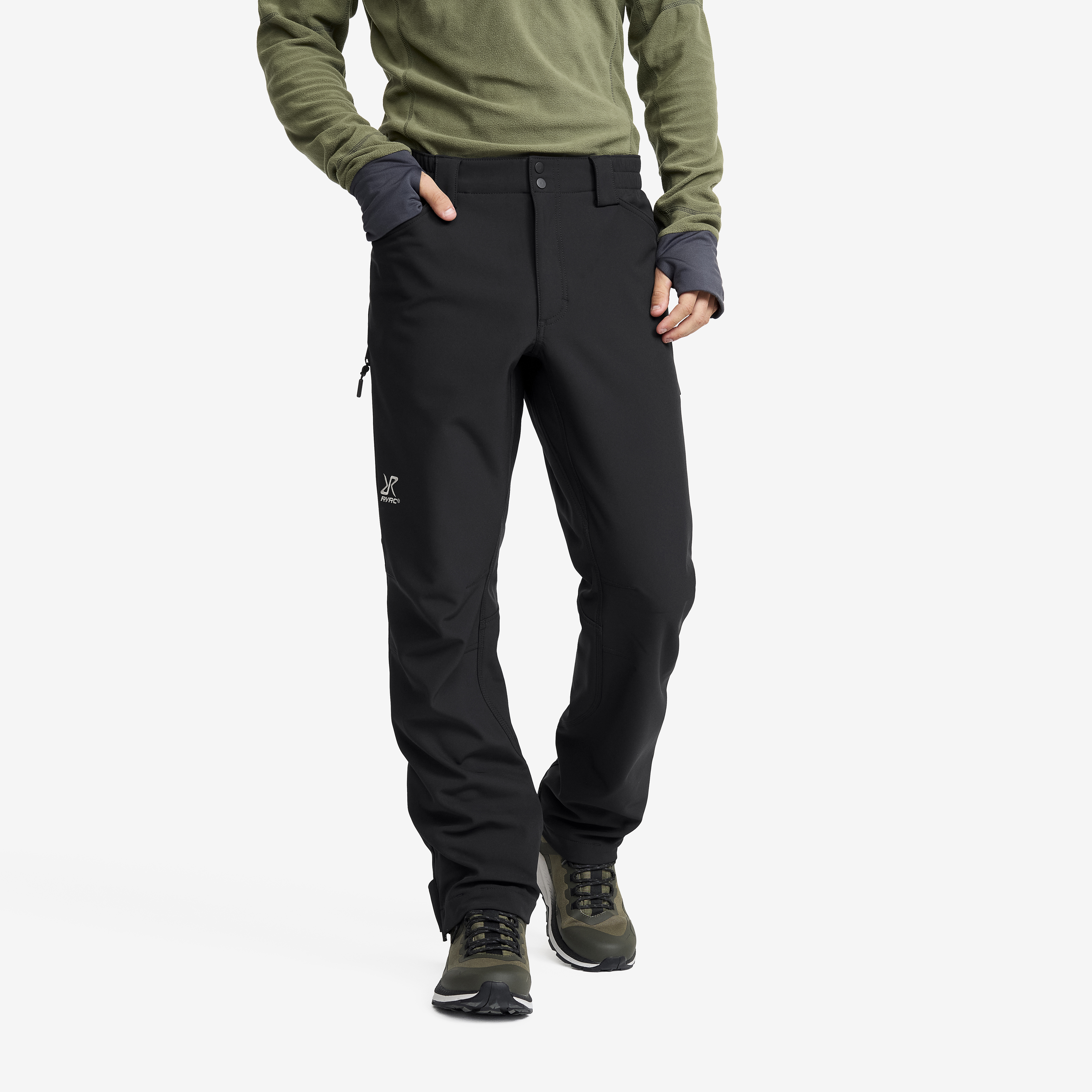 Hiball Essential Softshell Pants – Herr – Black Storlek:XS – Byxor > Softshellbyxor