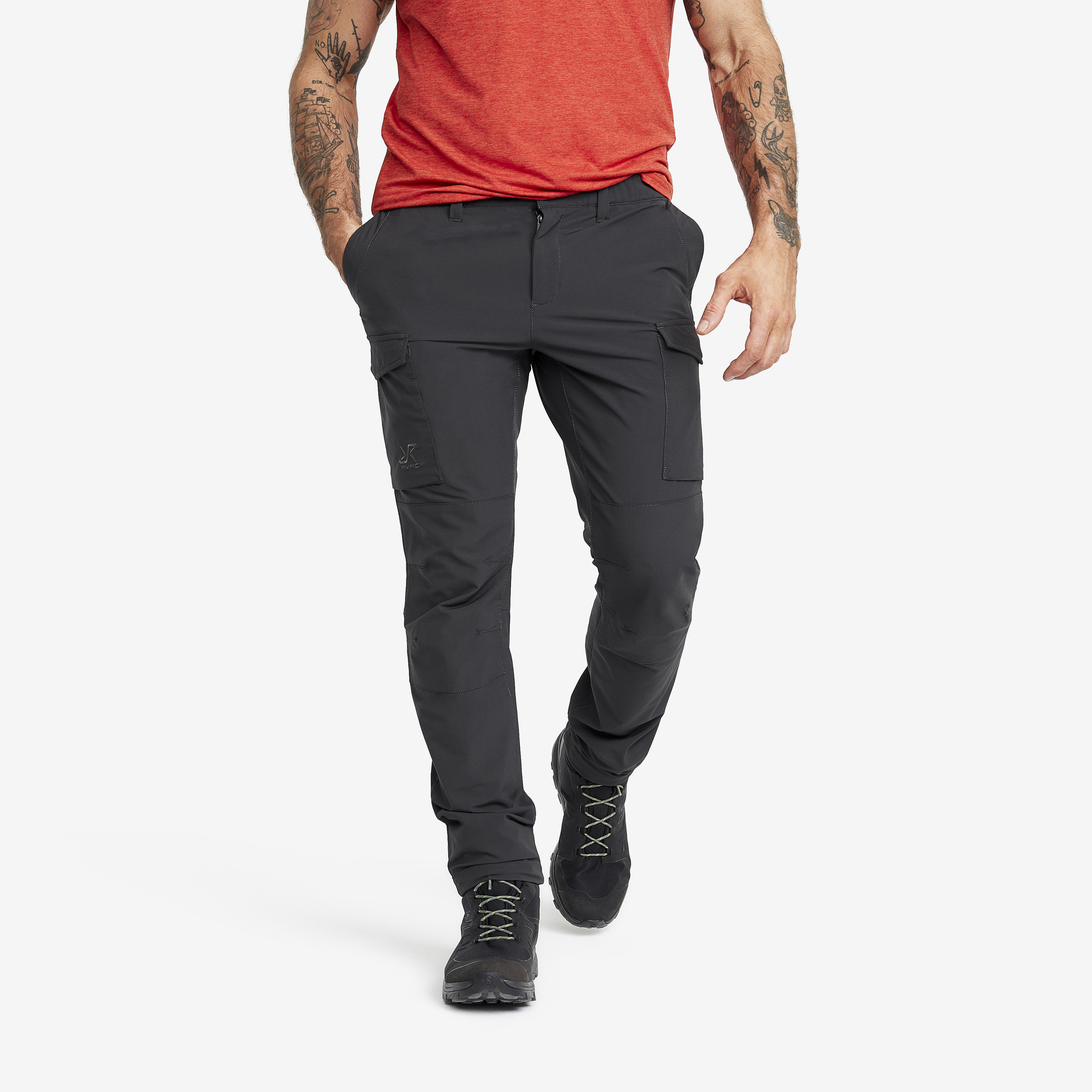 Adventure Cargo Stretch Pants Herr Anthracite, :M