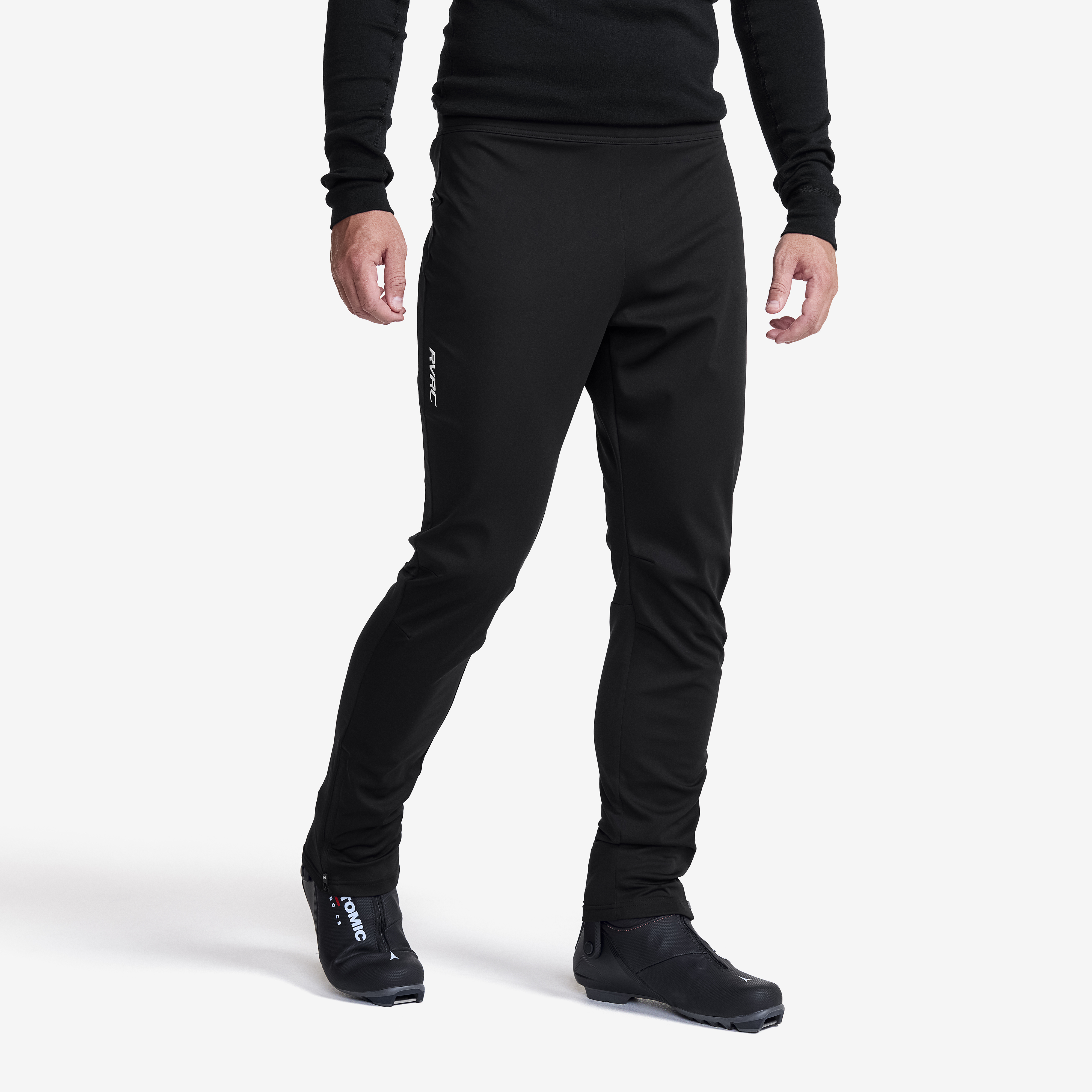 Perform Softshell Pants Black Miehet, 