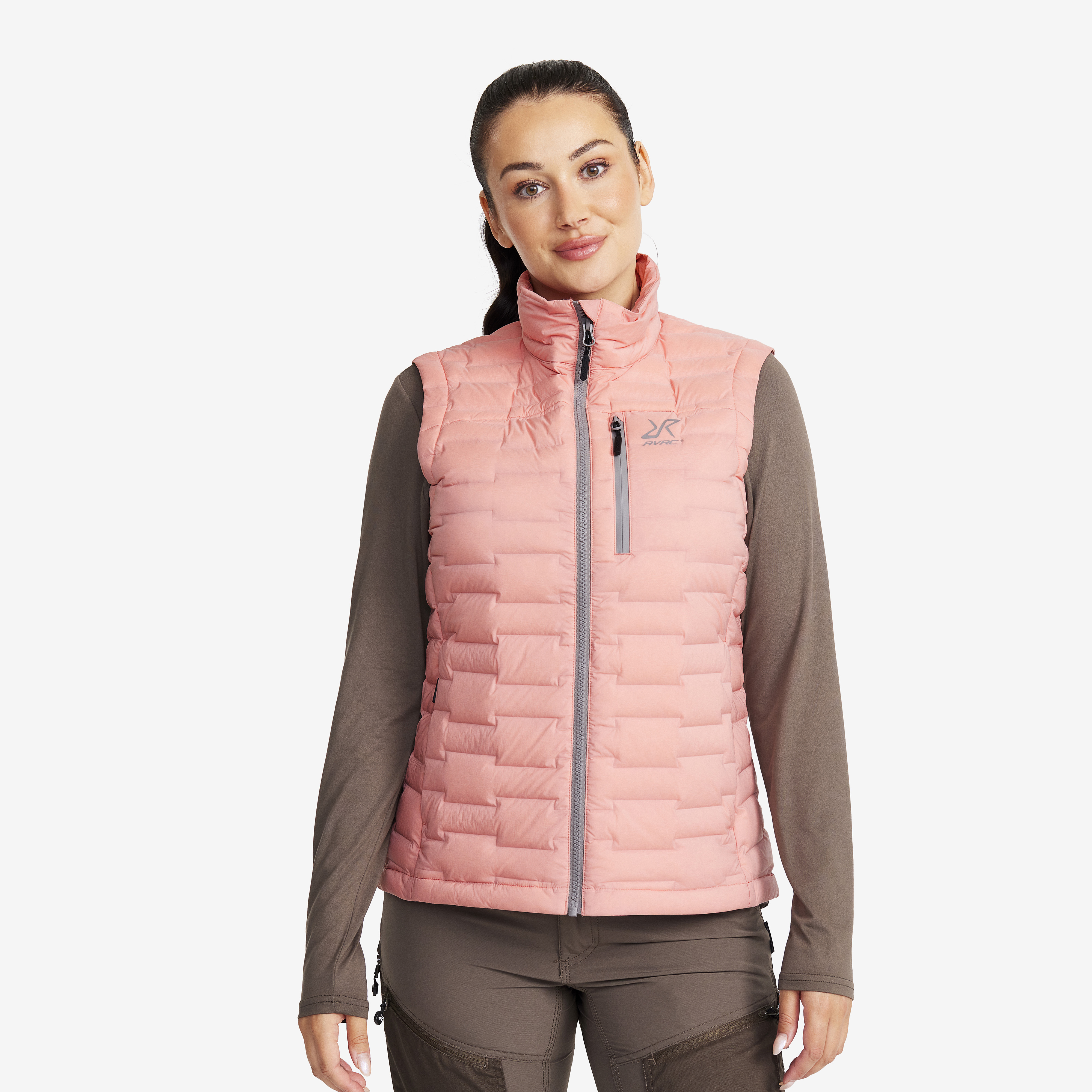 Flex Stretch Down Vest Naiset Blush Koko:2XL – Liivit