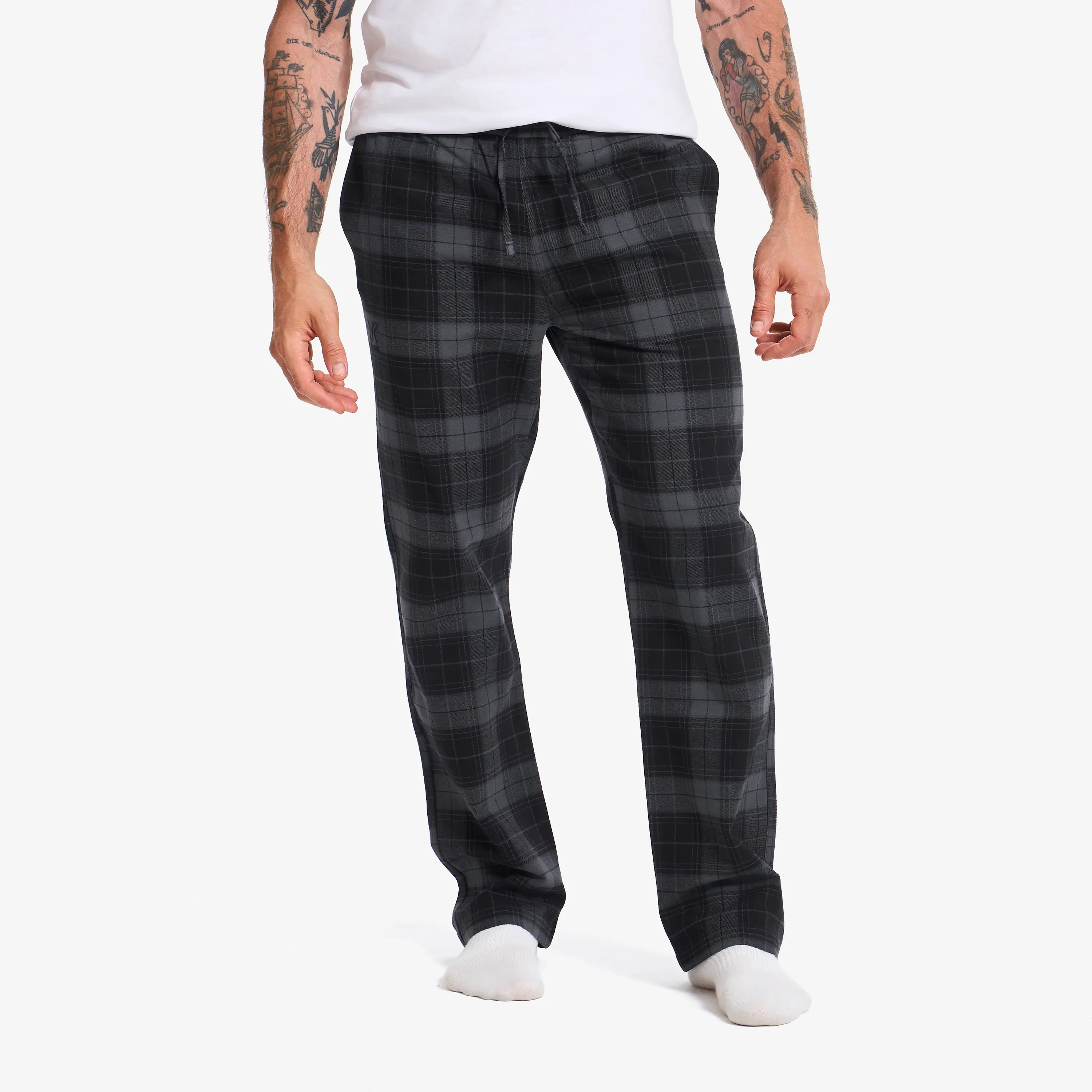 Lodge Flannel Pants Black/Anthracite Heren, 
