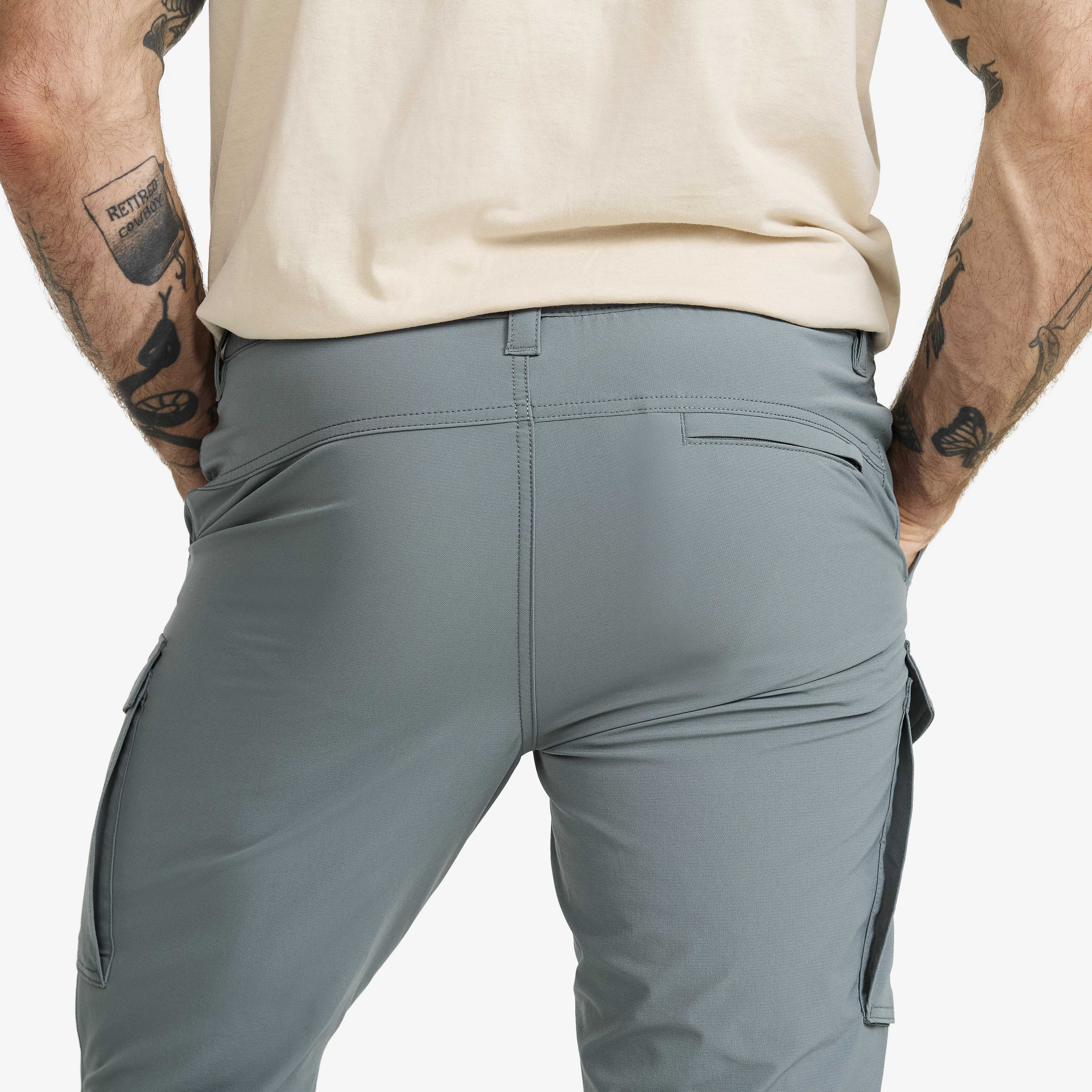 Adventure 3/4 Cargo Stretch Pants Heren Blueberry