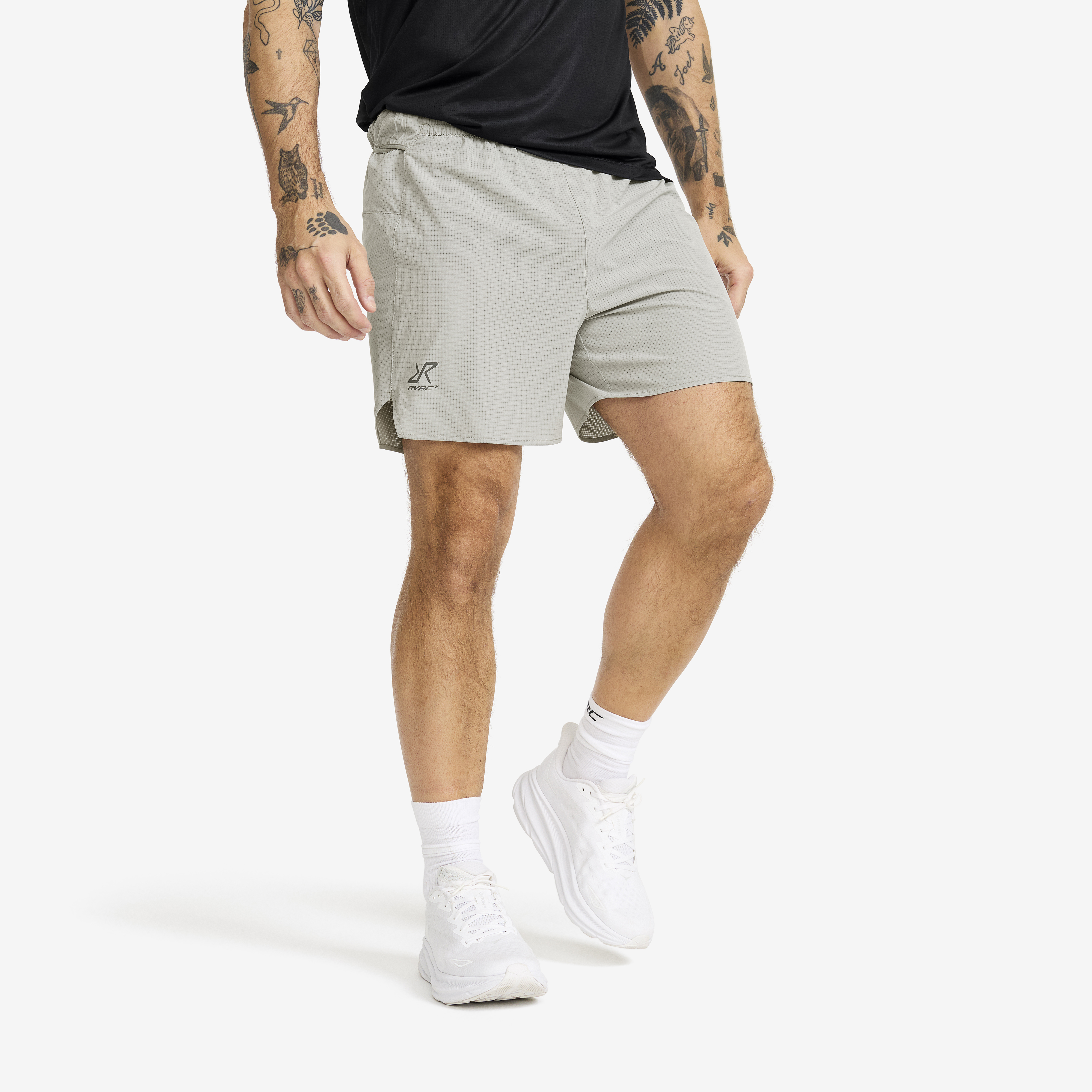 Rush Pro Shorts Herr Limestone Grey, :4XL