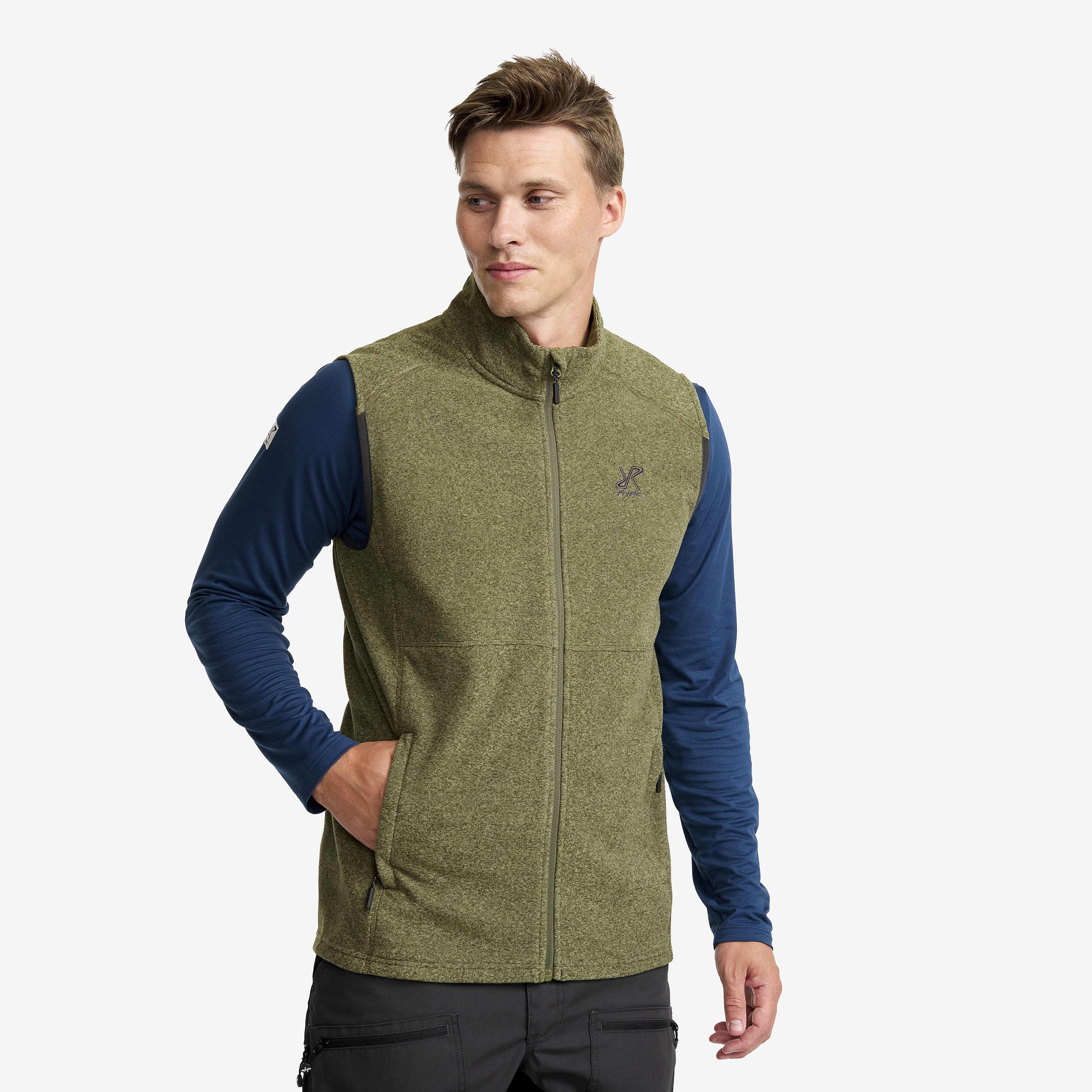 Vester, Essential Fleece Vest Herre Cypress