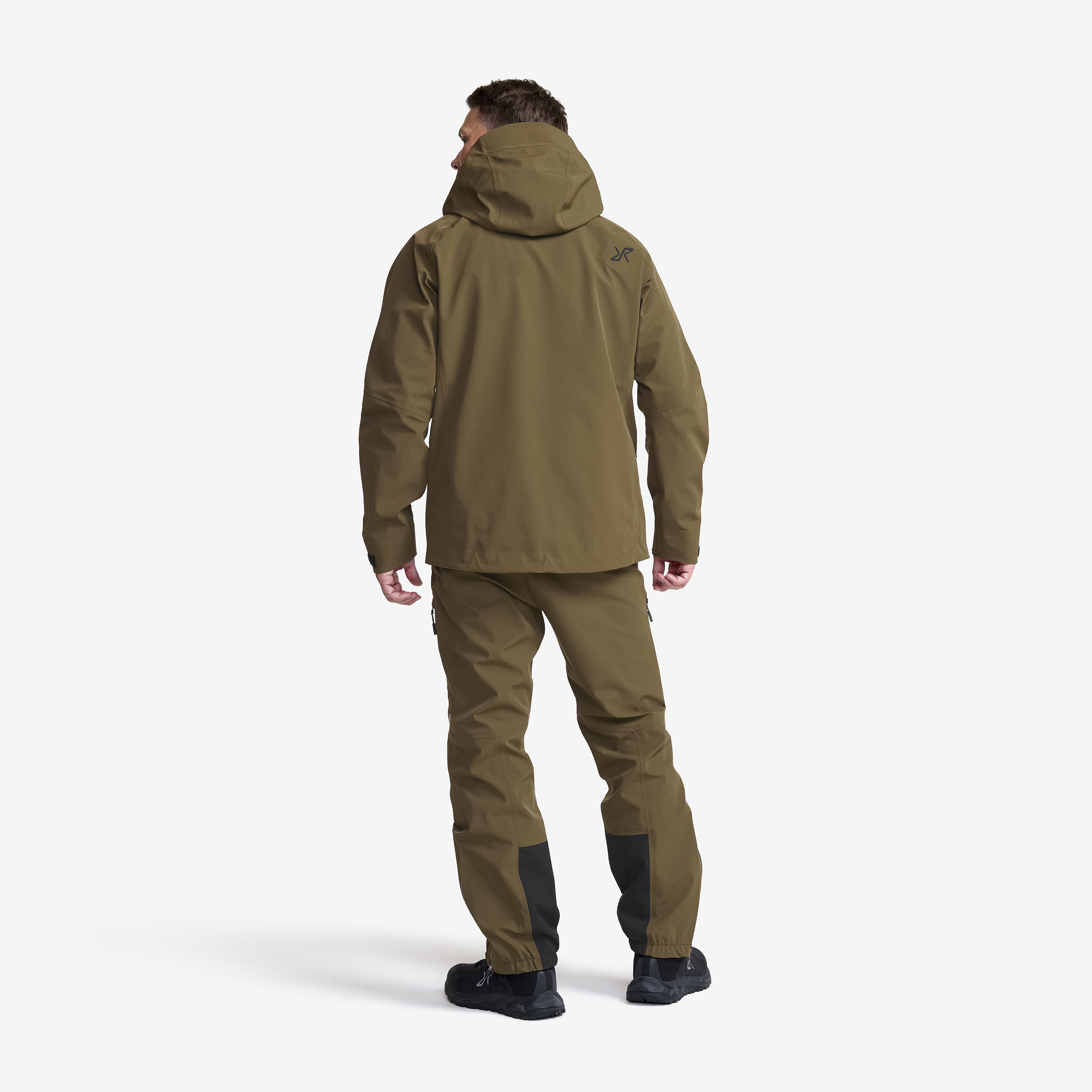 Cyclone 3L Shell Jacket Men Dark Olive | RevolutionRace