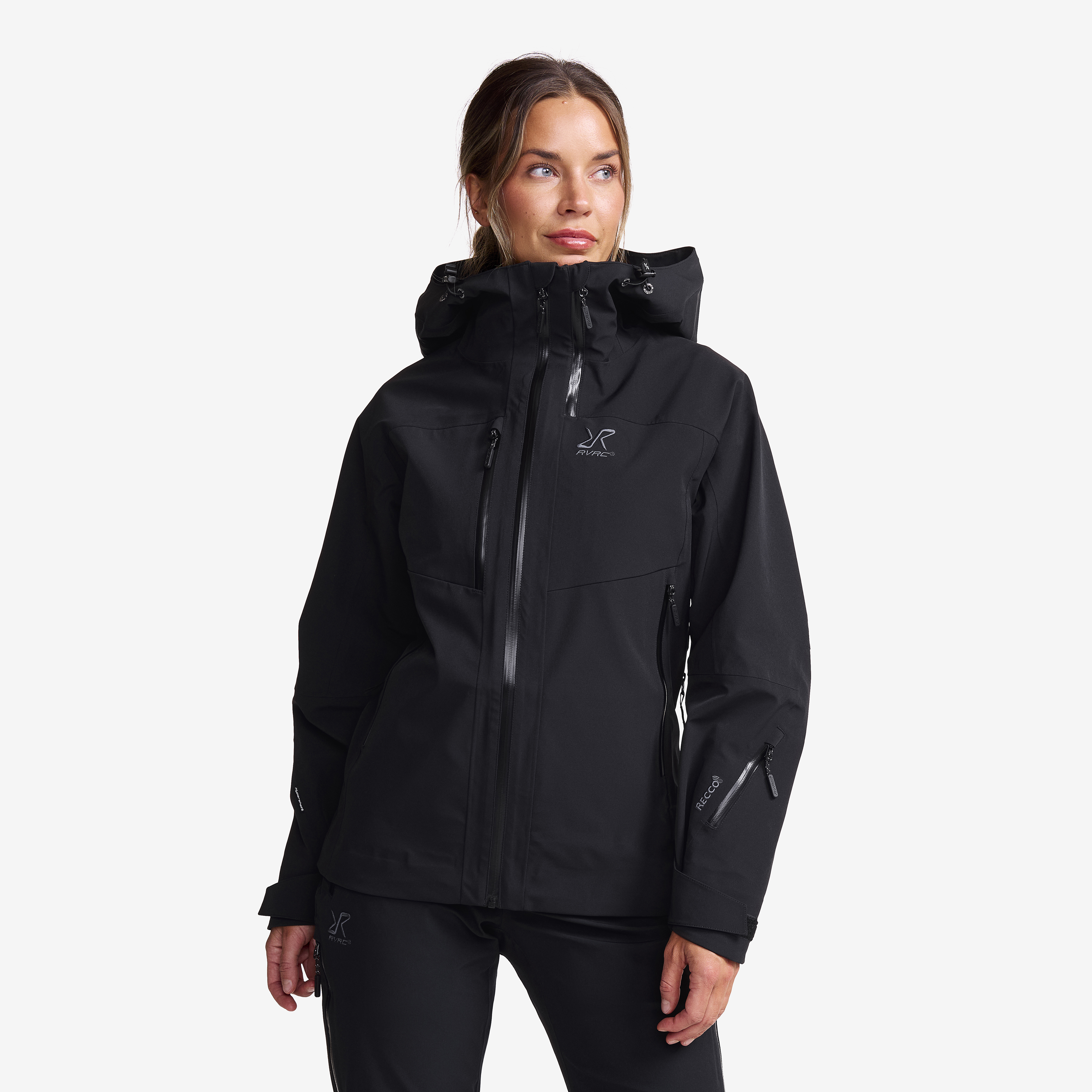 Cyclone 3L Shell Jacket Dam Black, :L