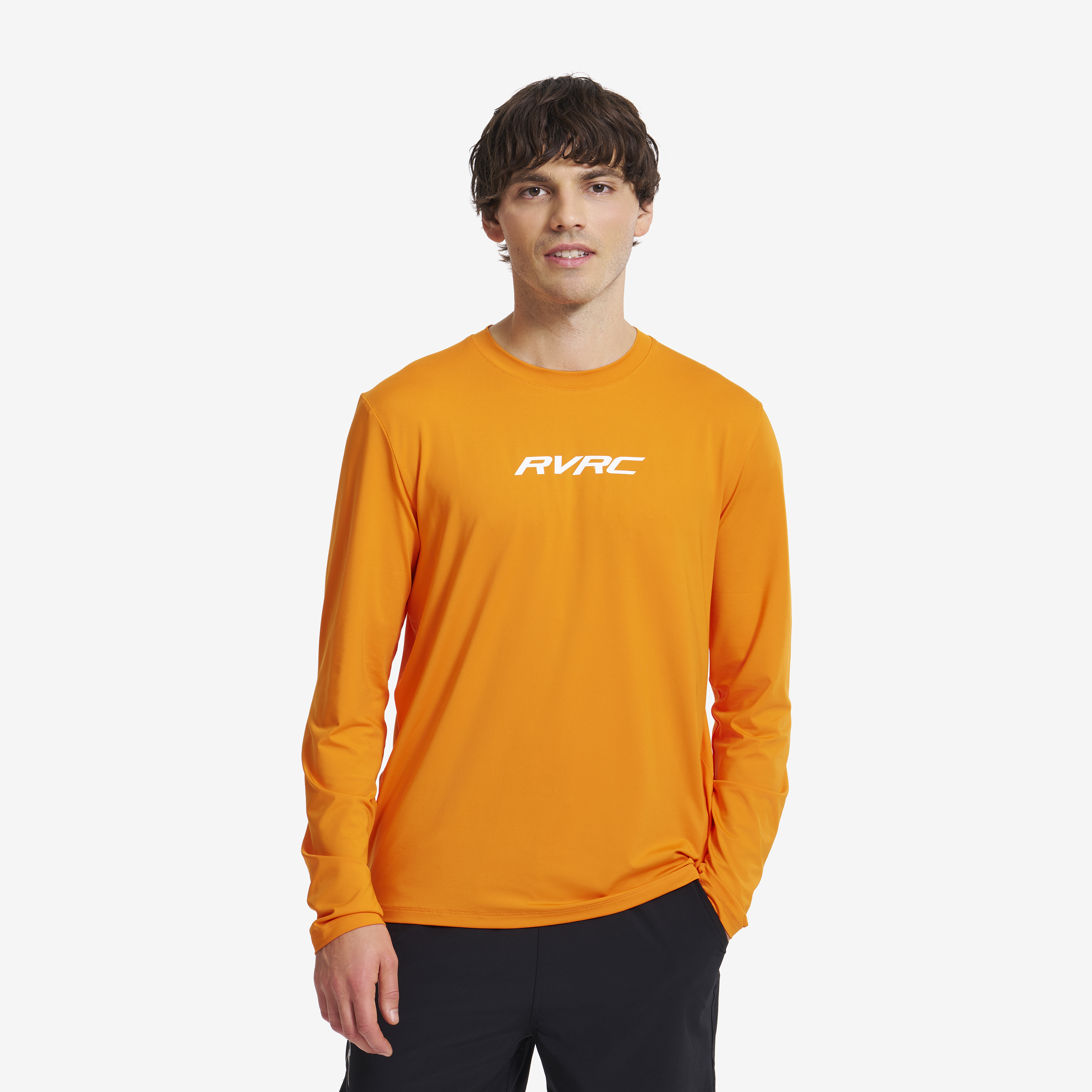 Direction Active Long-sleeved T-shirt Persimmon Orange Men,