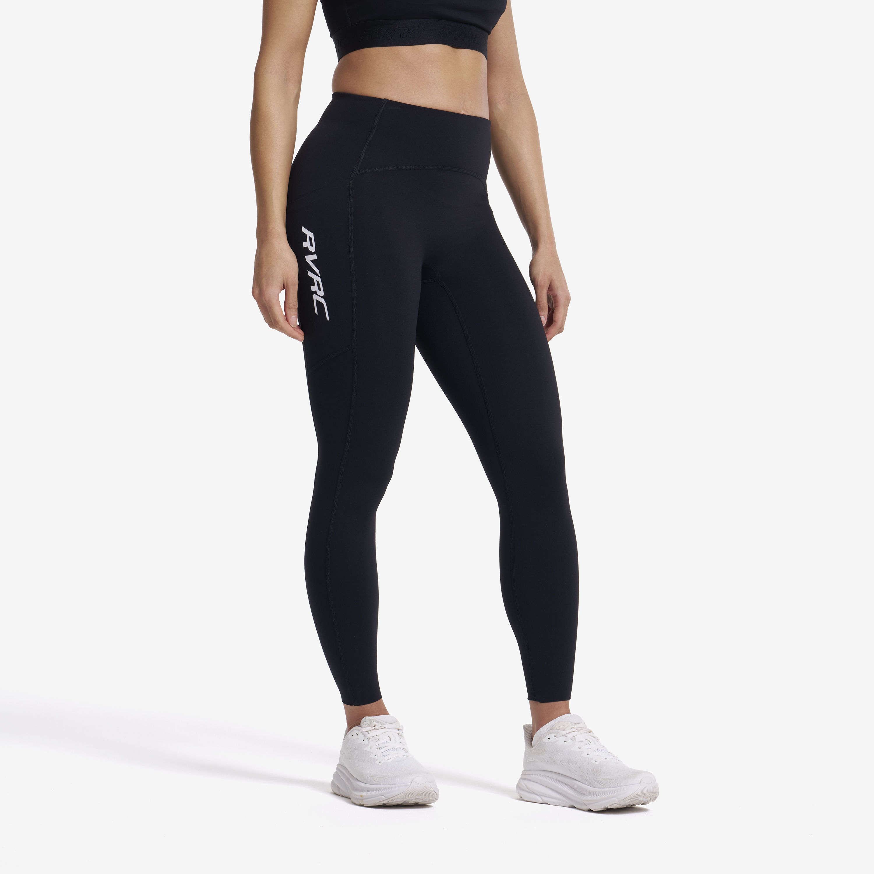 Aero Pocket Running Leggings Dam Black, :M