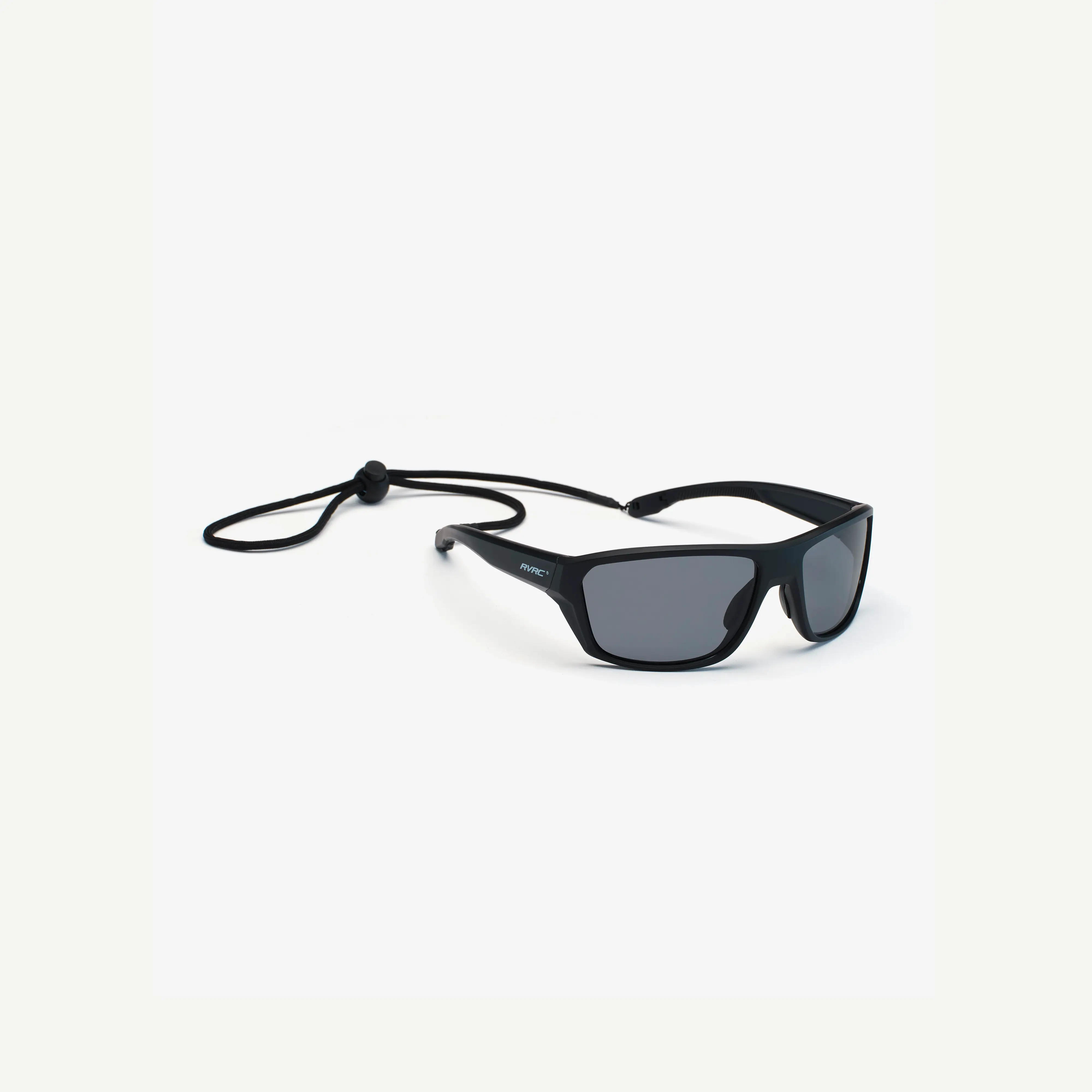 Virgo Polarized Sports Sunglasses Black/Smoke Grey, 