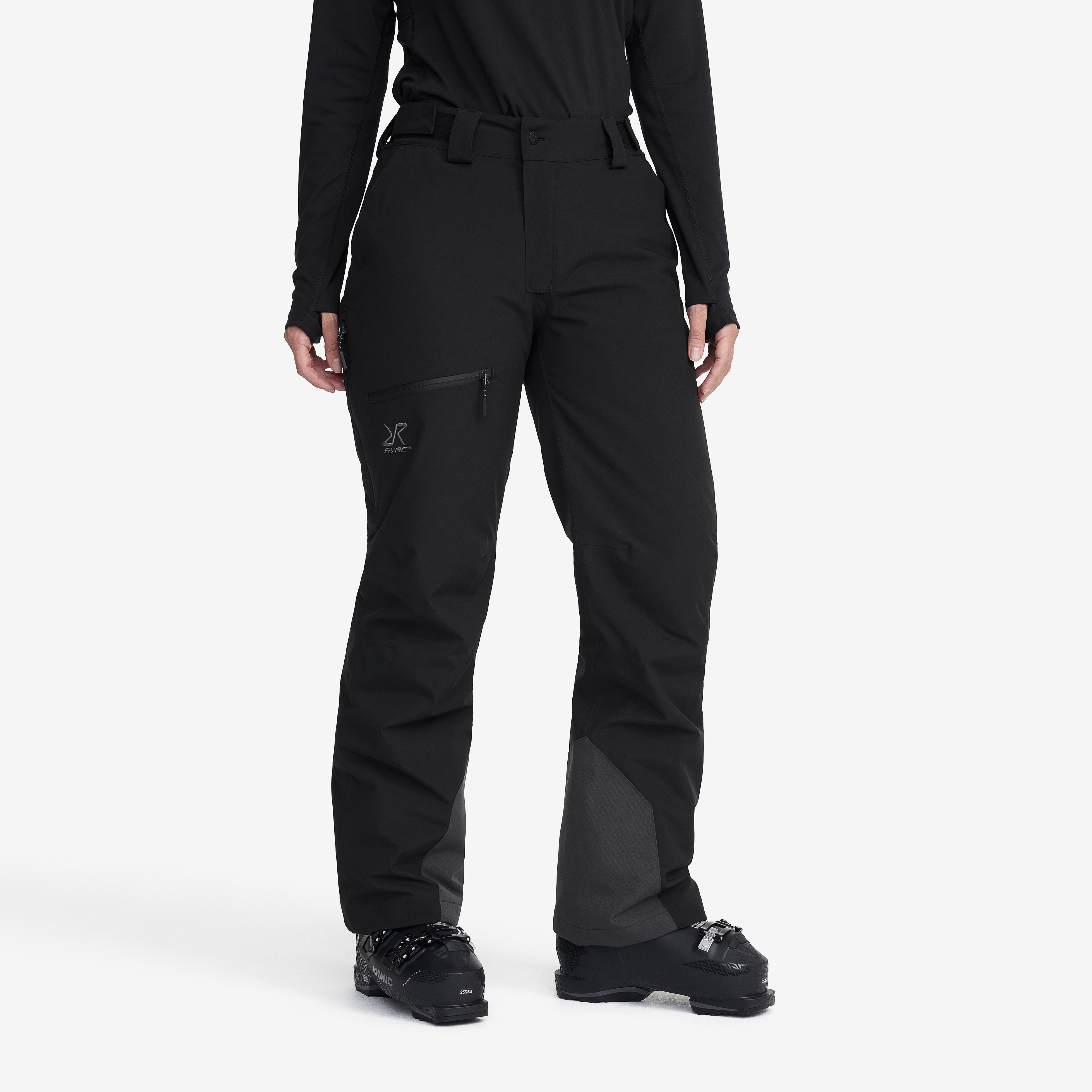 Halo 2L Insulated Snow Pants Black Naiset