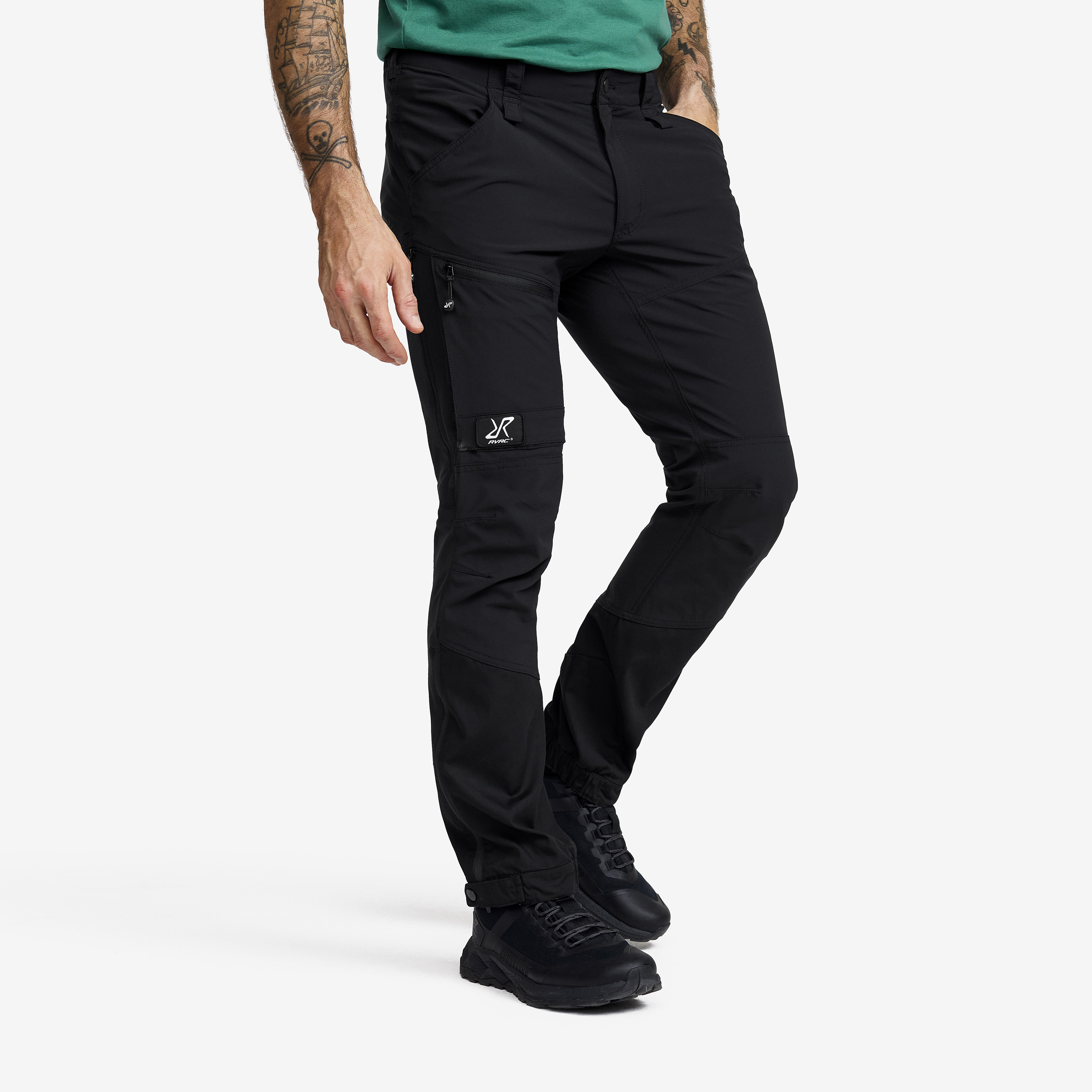 RVRC GP Pro Stretch Pants Herr Black, :M