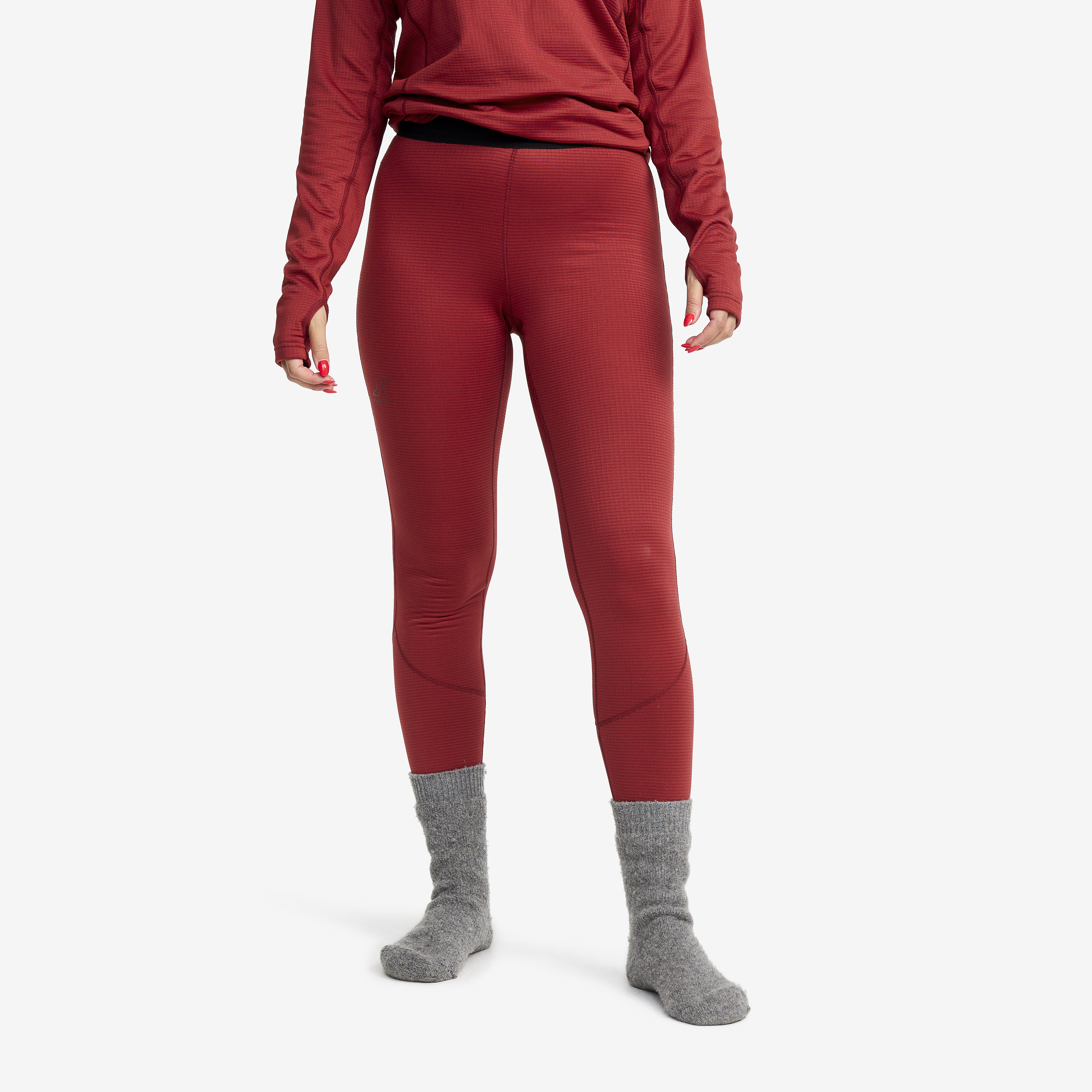 Waffle Baselayer Trousers Garnet Women