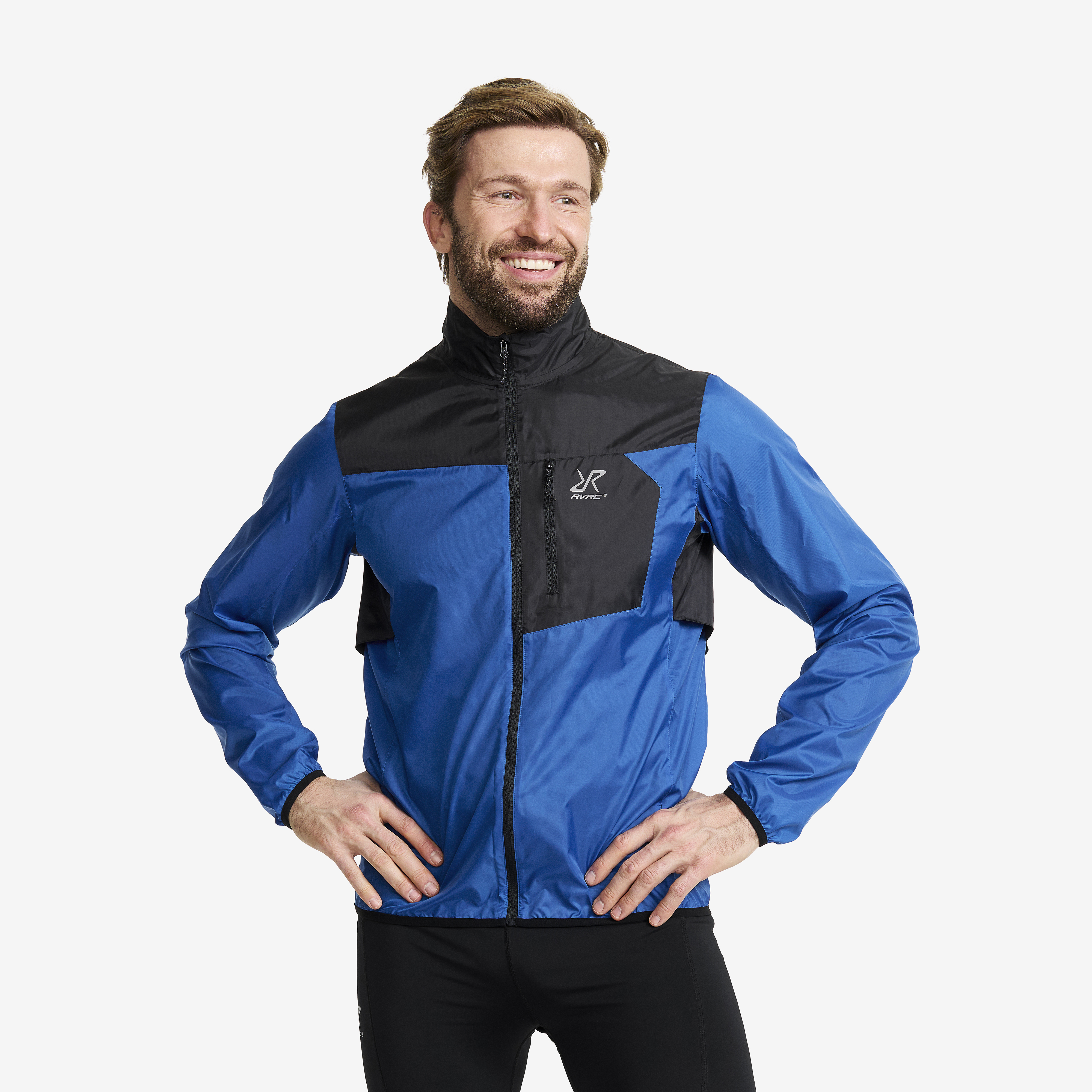 Unit Light Windbreaker Imperial Blue/Black Men,
