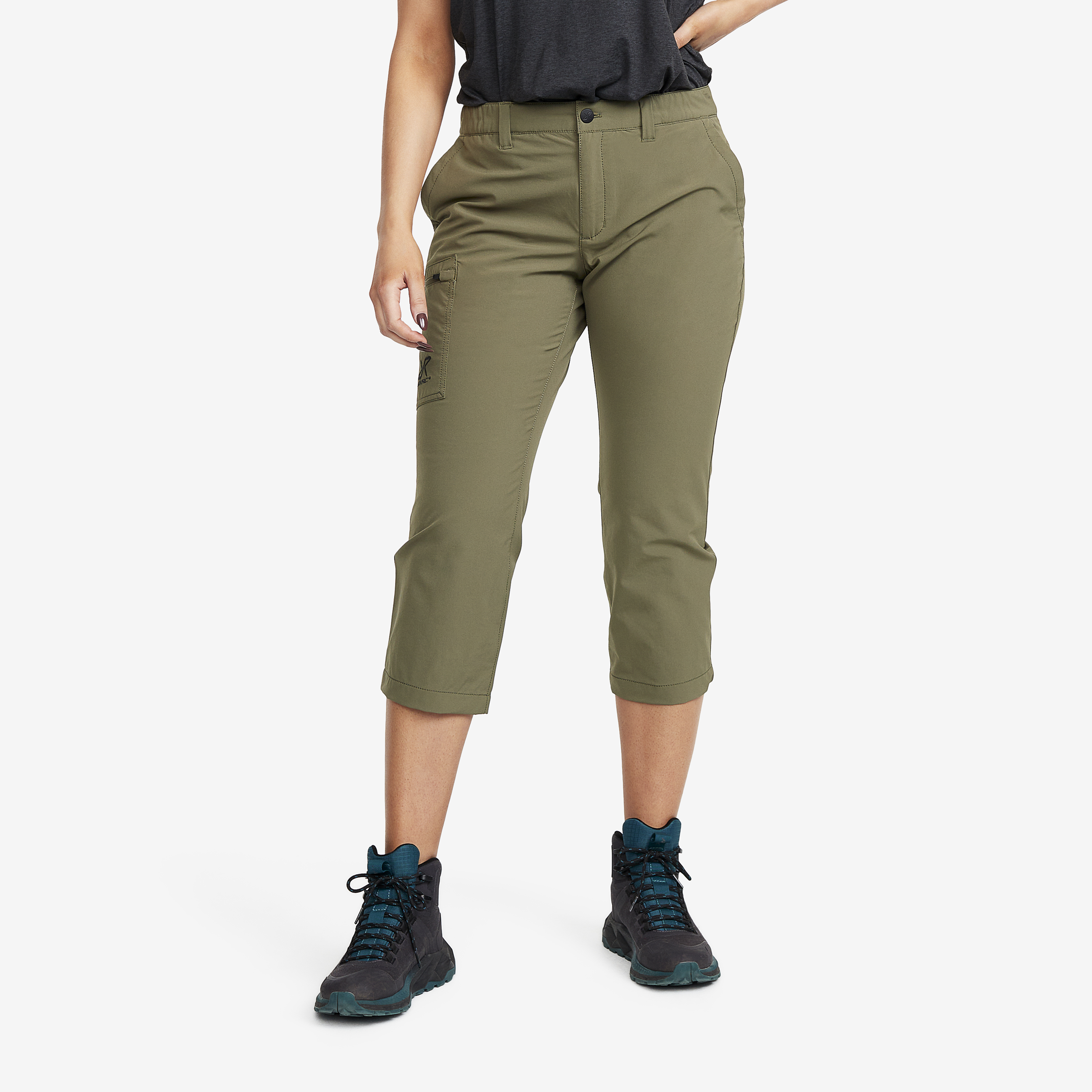 Loyal 3/4 Stretch Pants Kalamata Femme