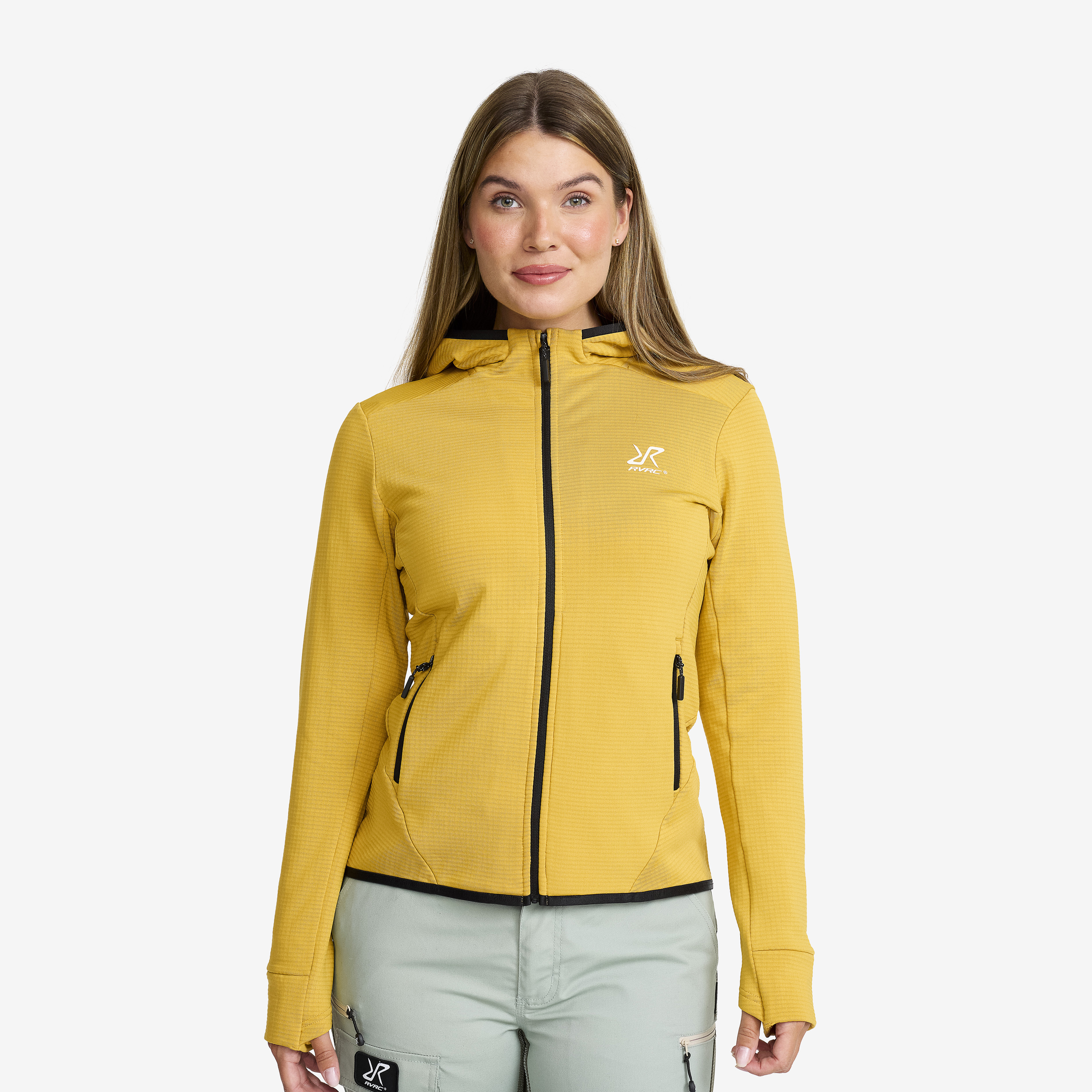 Waffle Hoodie Dame Sauterne