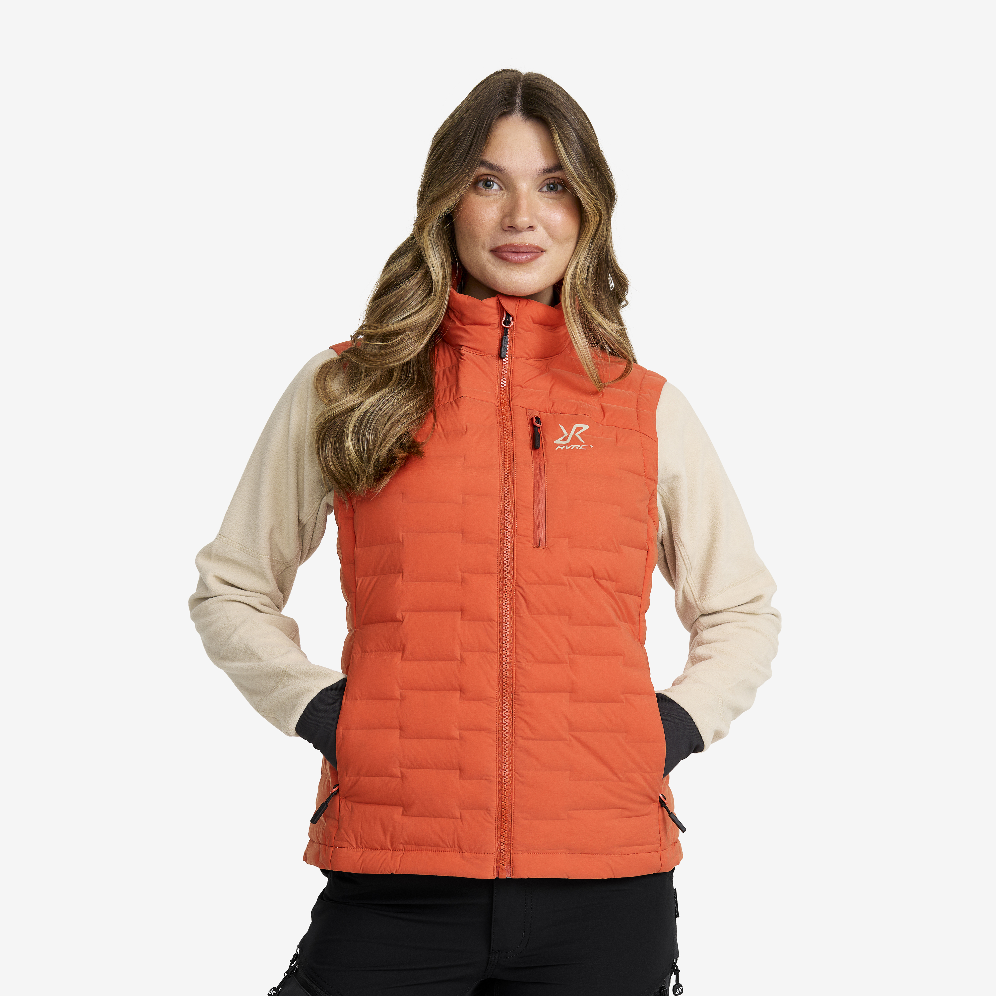 Flex Stretch Down Gilet Mecca Orange Women