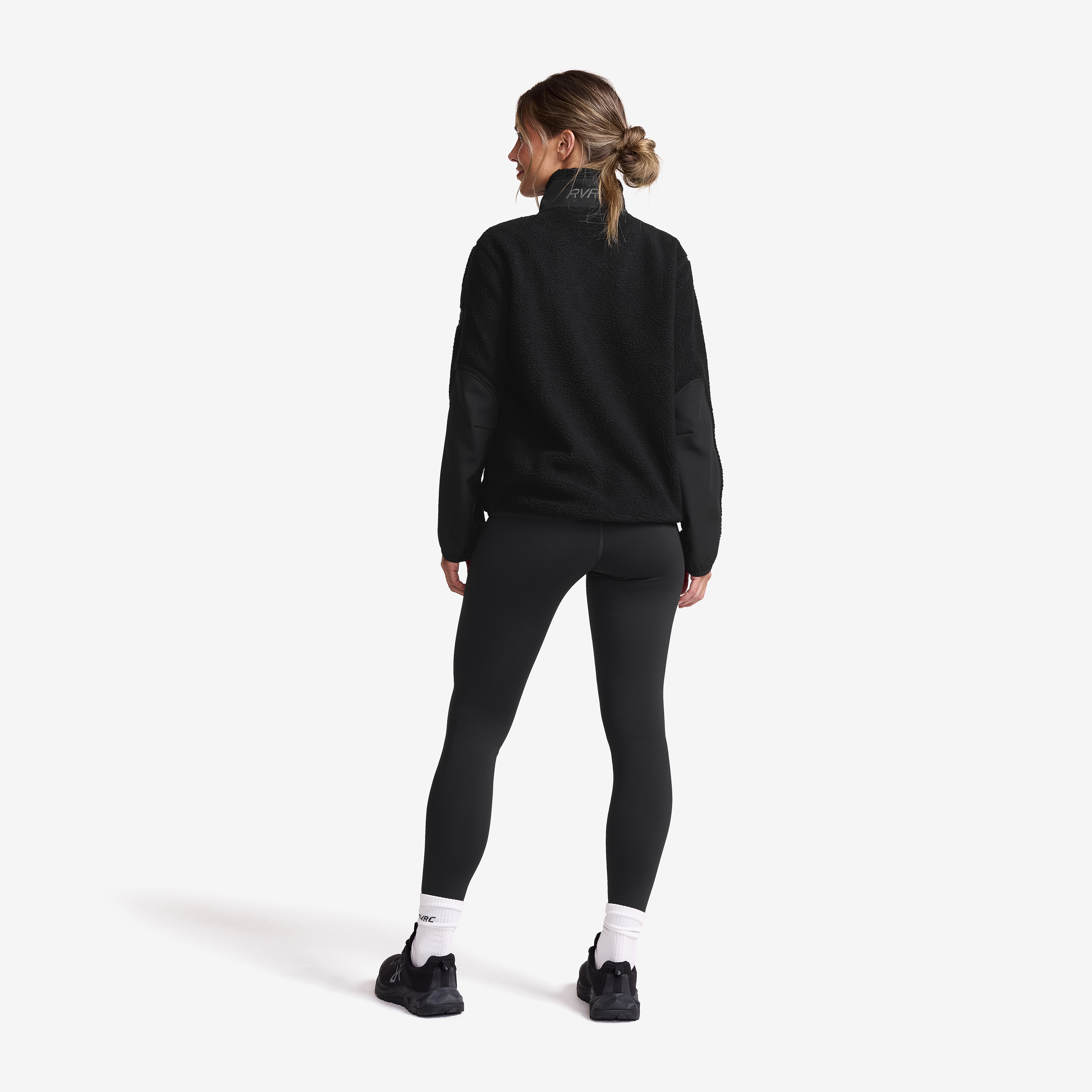 High Pile Fleece Jacket Women Black | RevolutionRace