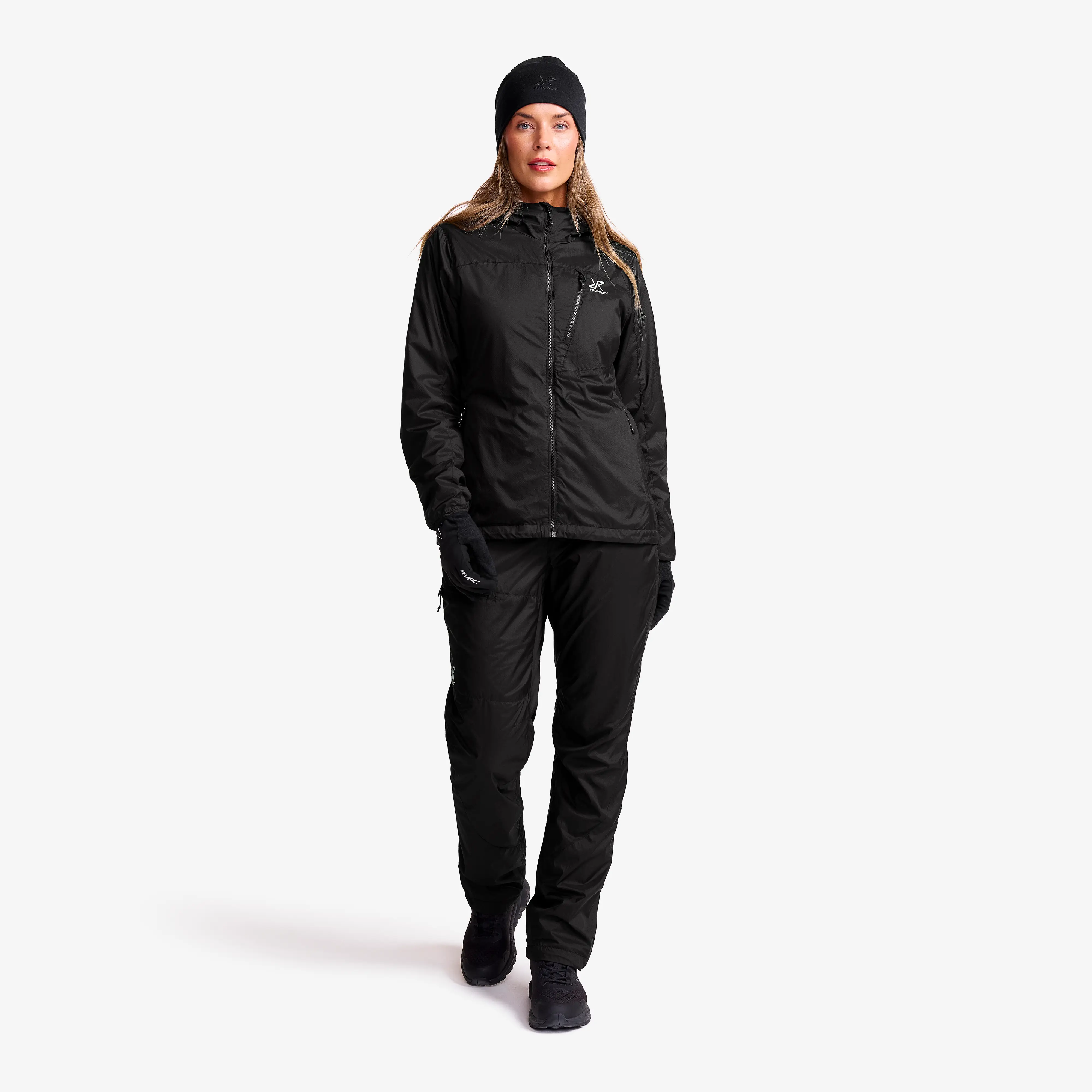 Brisk Tech Fleece-lined Jacket Women Black | RevolutionRace