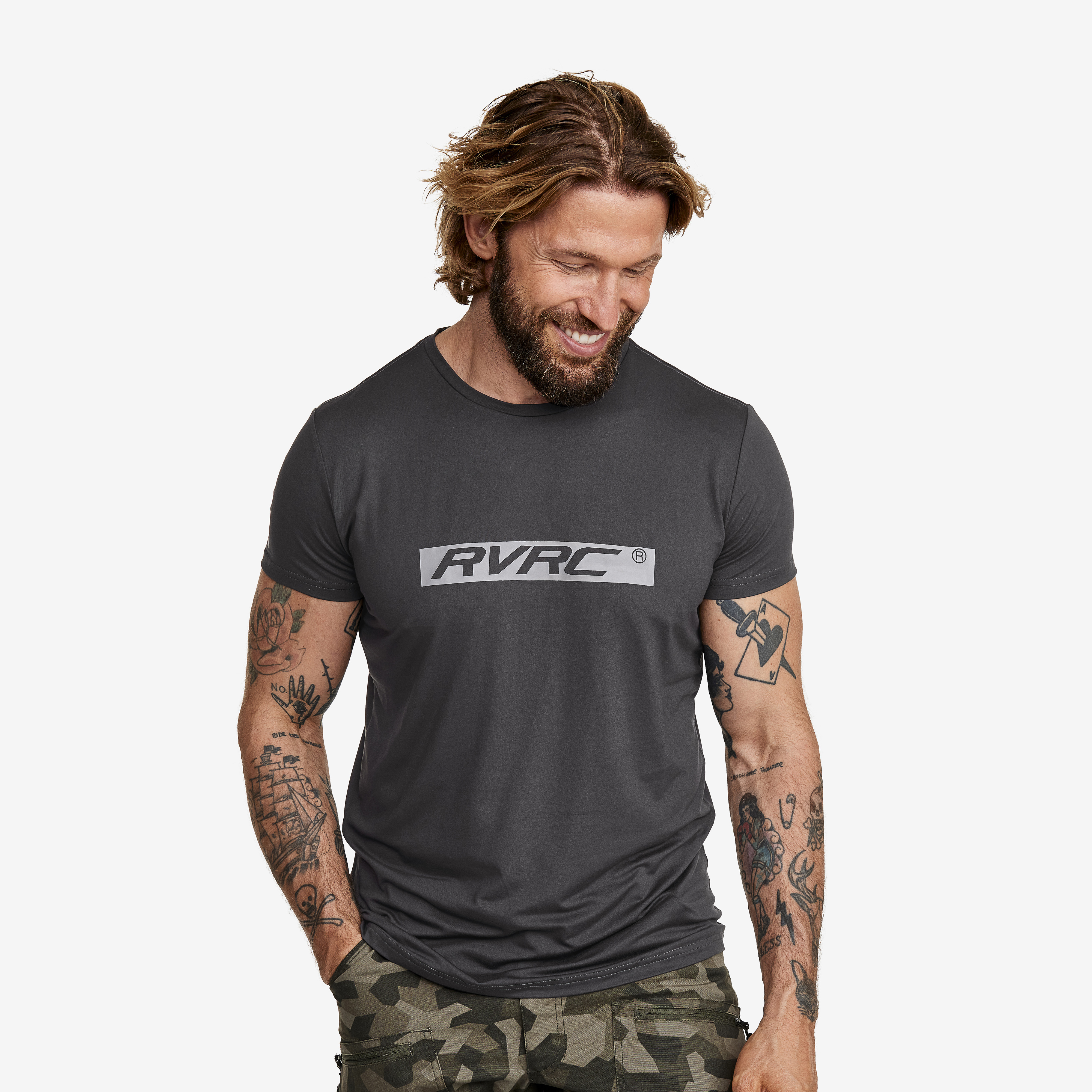 Backpacker Tee Anthracite Herren