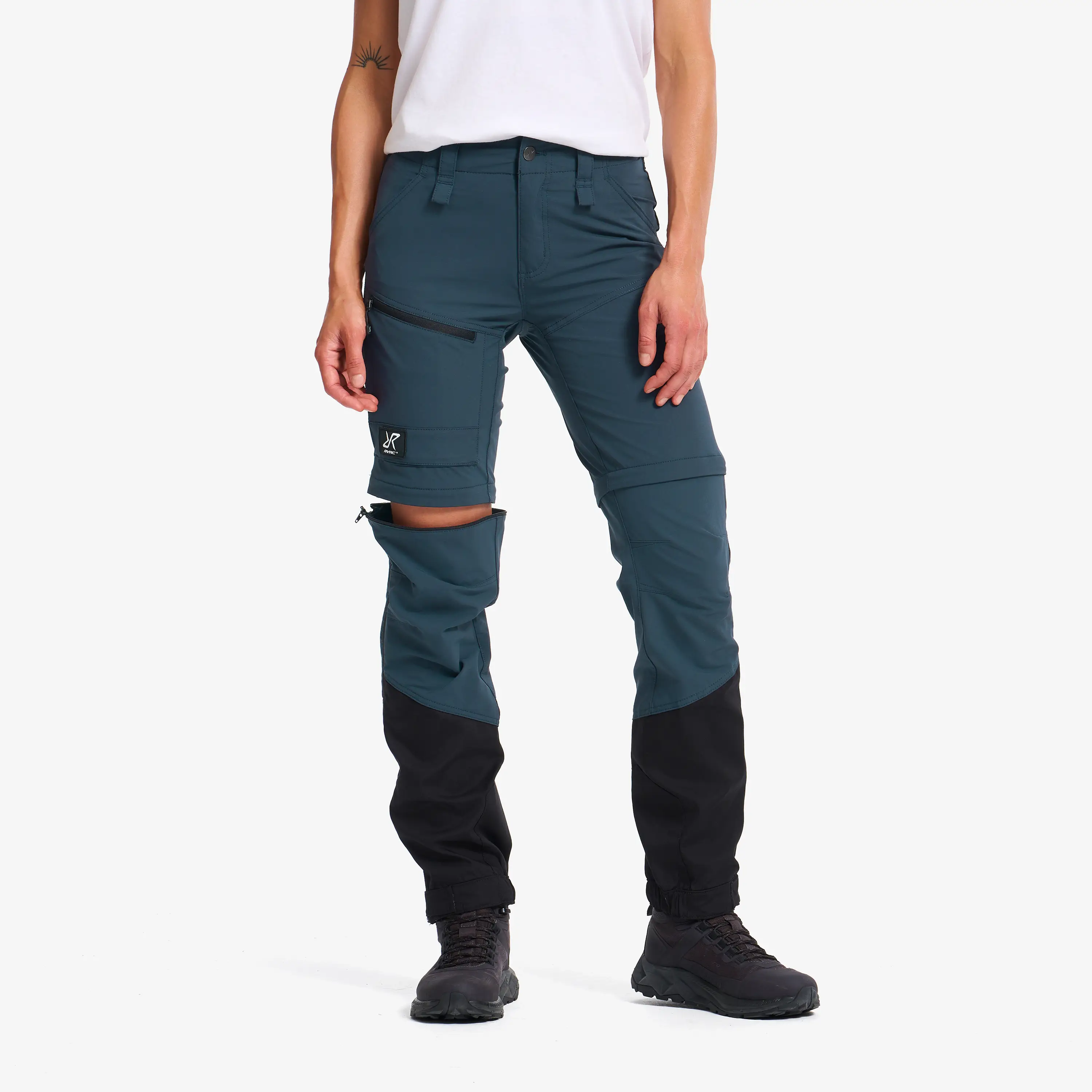 Range Pro Stretch T Zip-off Trousers Blueberry/Black Women, 