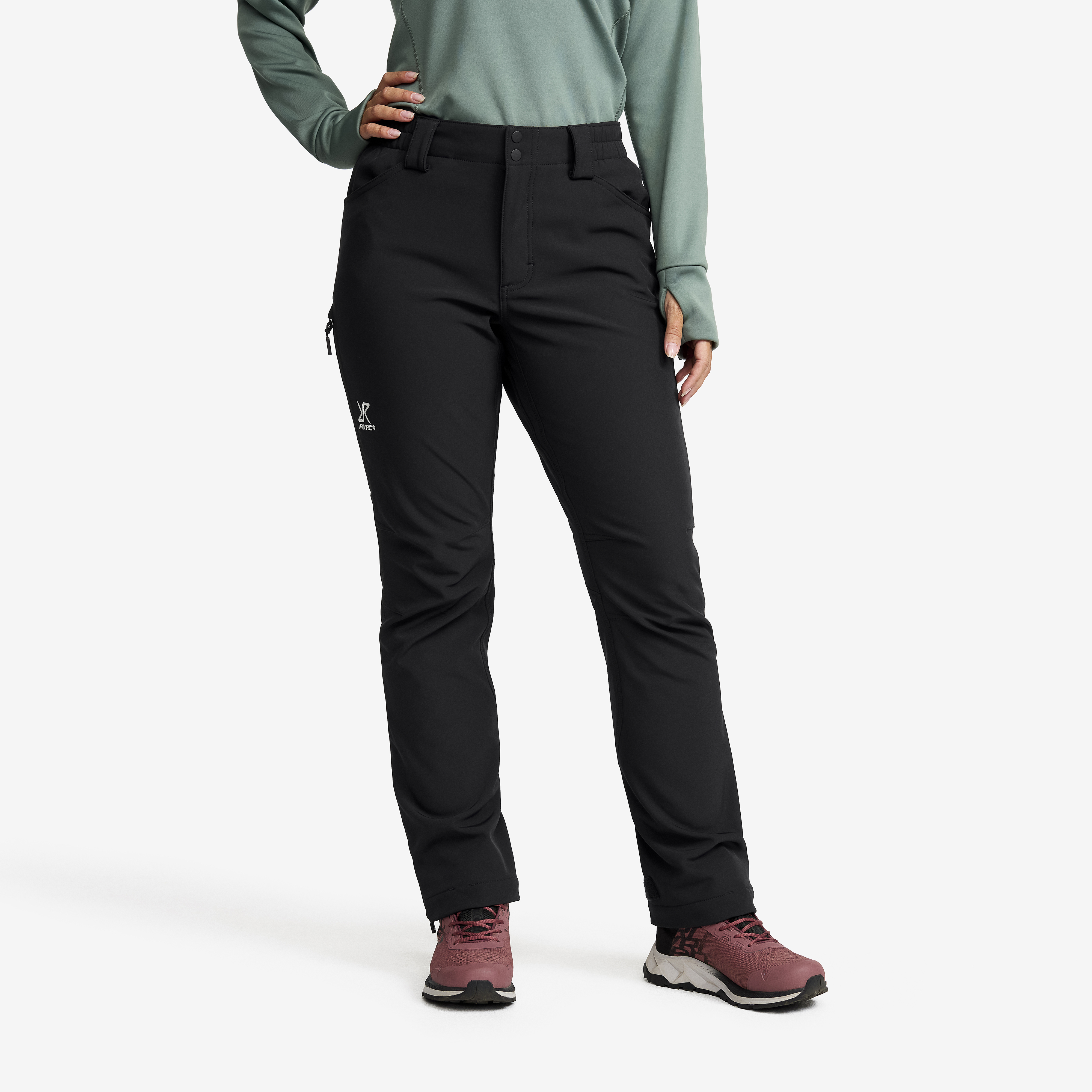 Hiball Essential Softshell Pants Black Femme