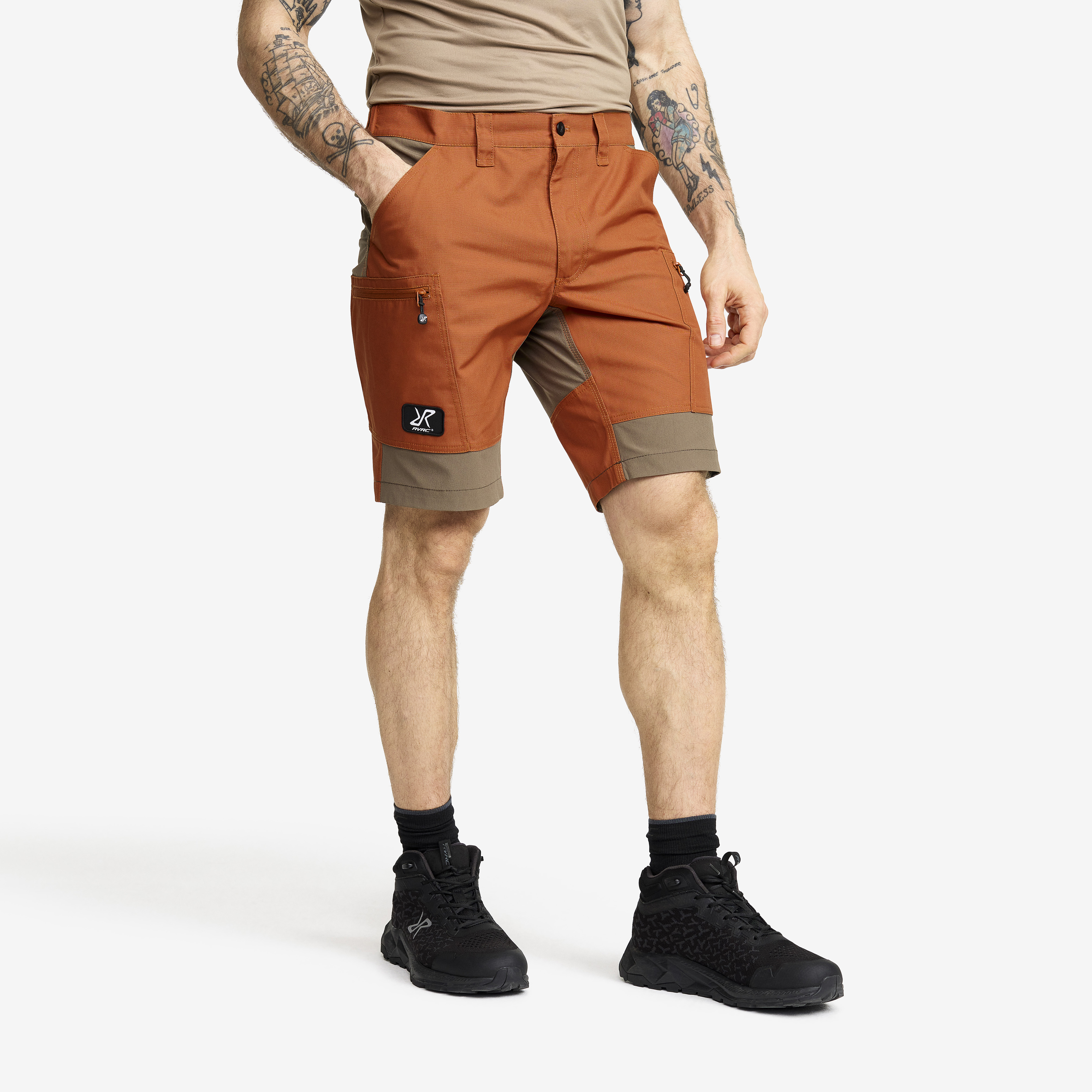 Nordwand Shorts Teracotta Brown/chocolate Chip Herre