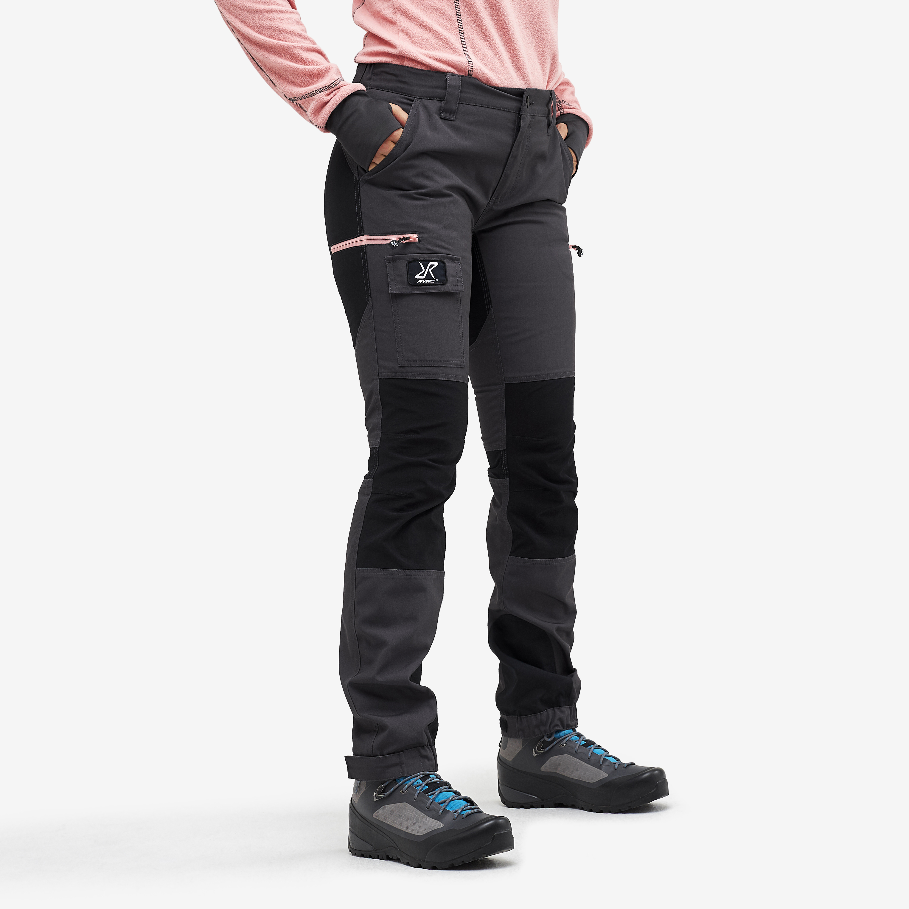 Nordwand outdoor pants for women in dark grey