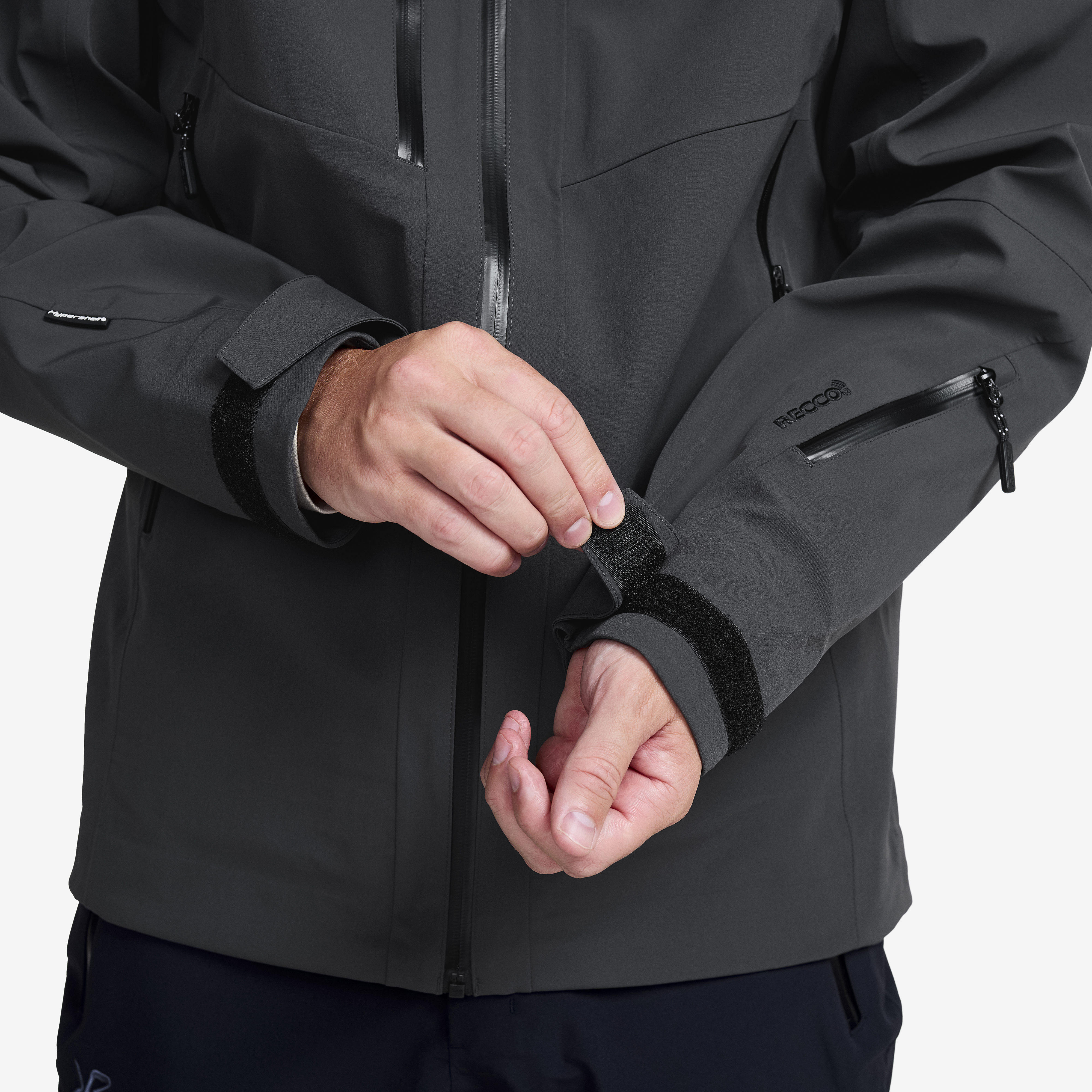 Cyclone Shells Cyclone 3L Shell Jacket Men Anthracite | RevolutionRace