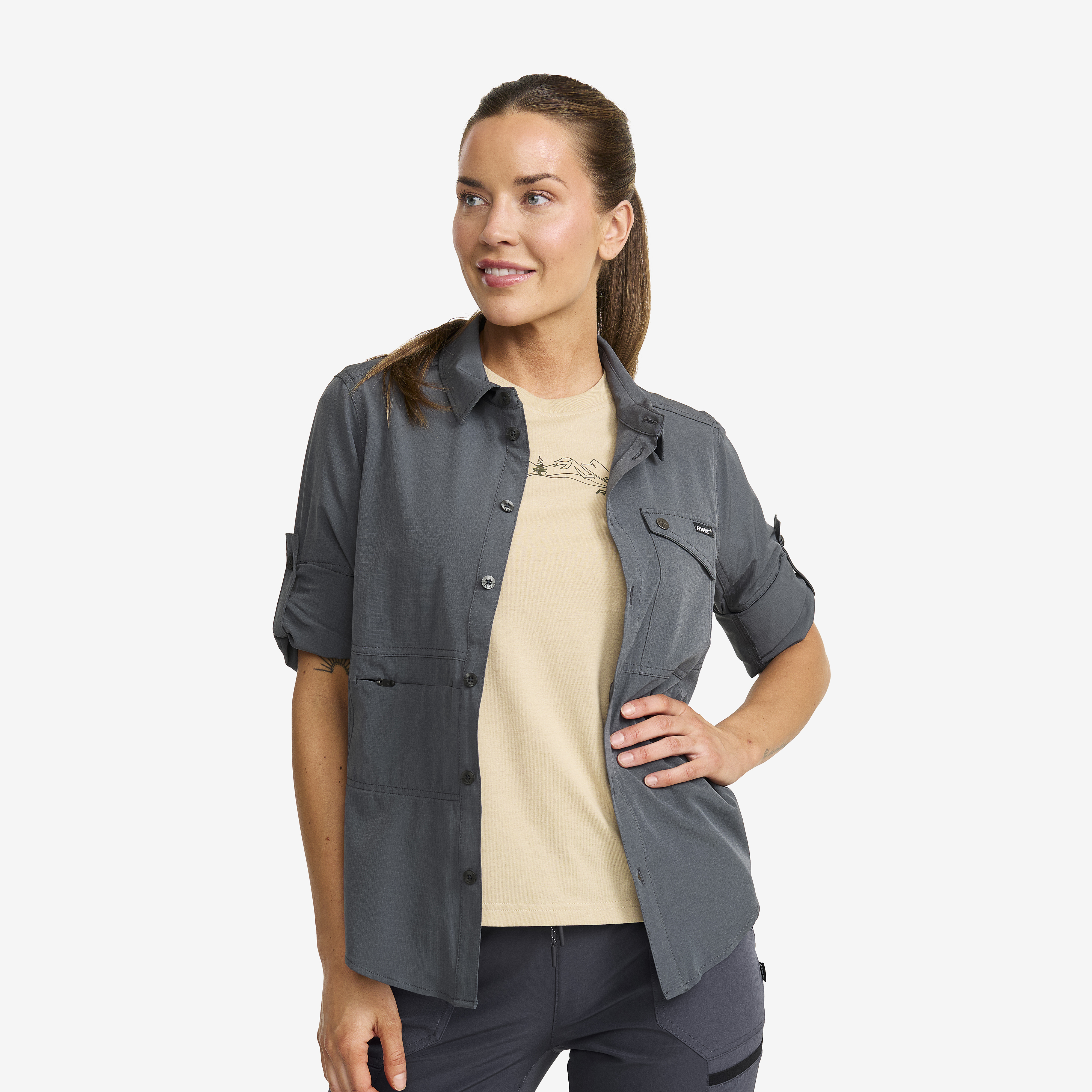 Gradient Pro UV Shirt Turbulence Blue Damen