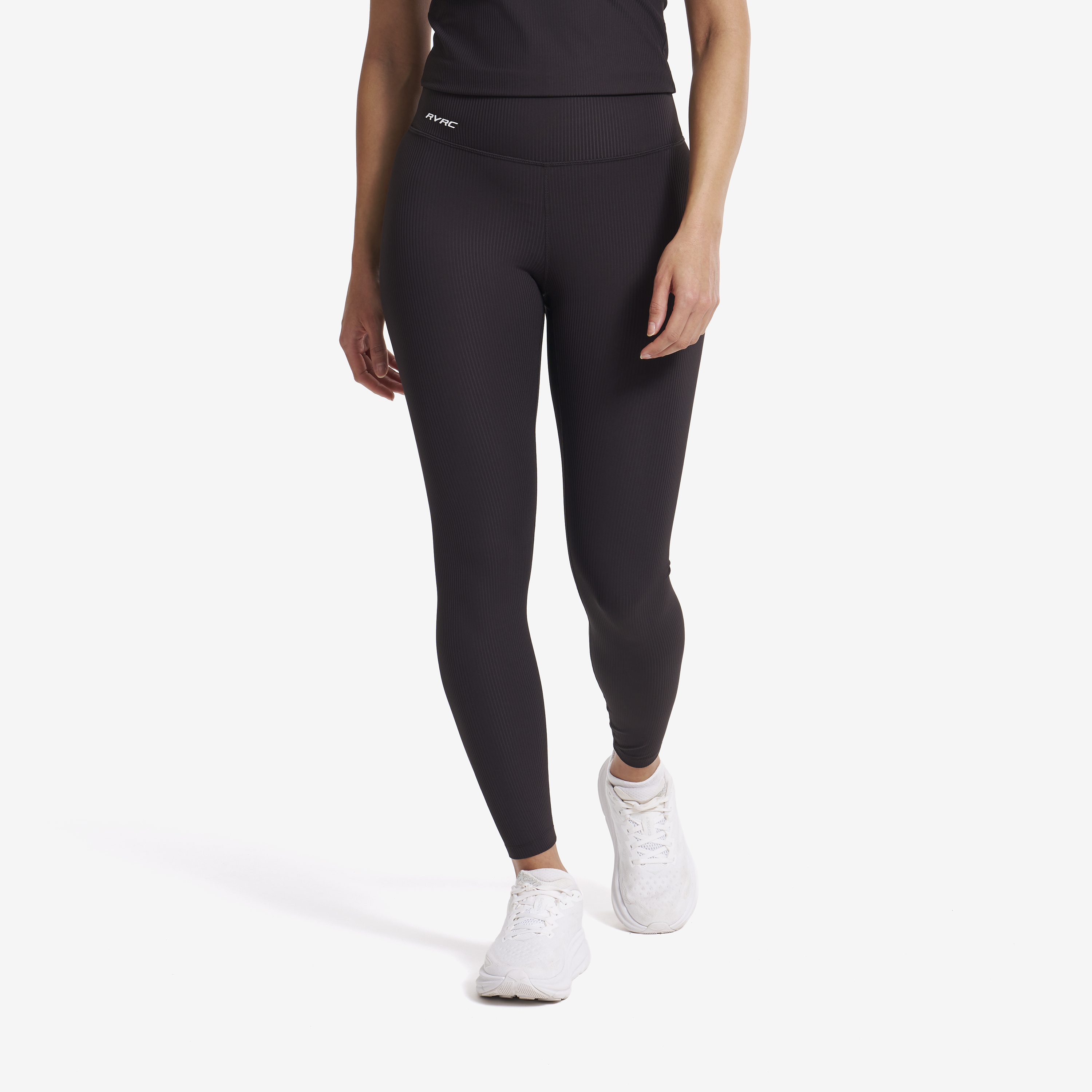 Shape Ribbed Leggings Espresso Naistele,