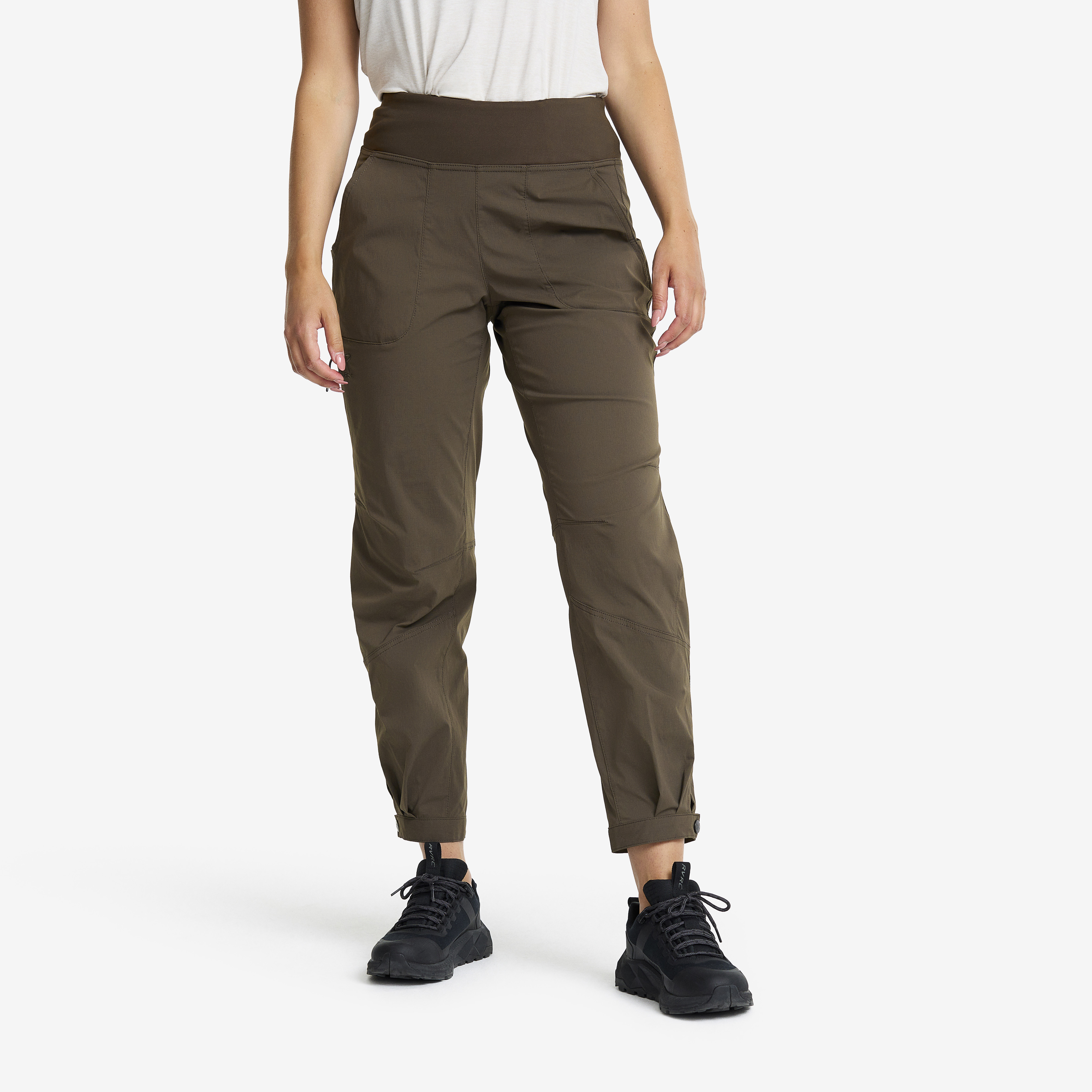 Breezy Outdoor Pants – Dam – Mud Storlek:L – Dam > Byxor > Frilufts- & Vandringsbyxor