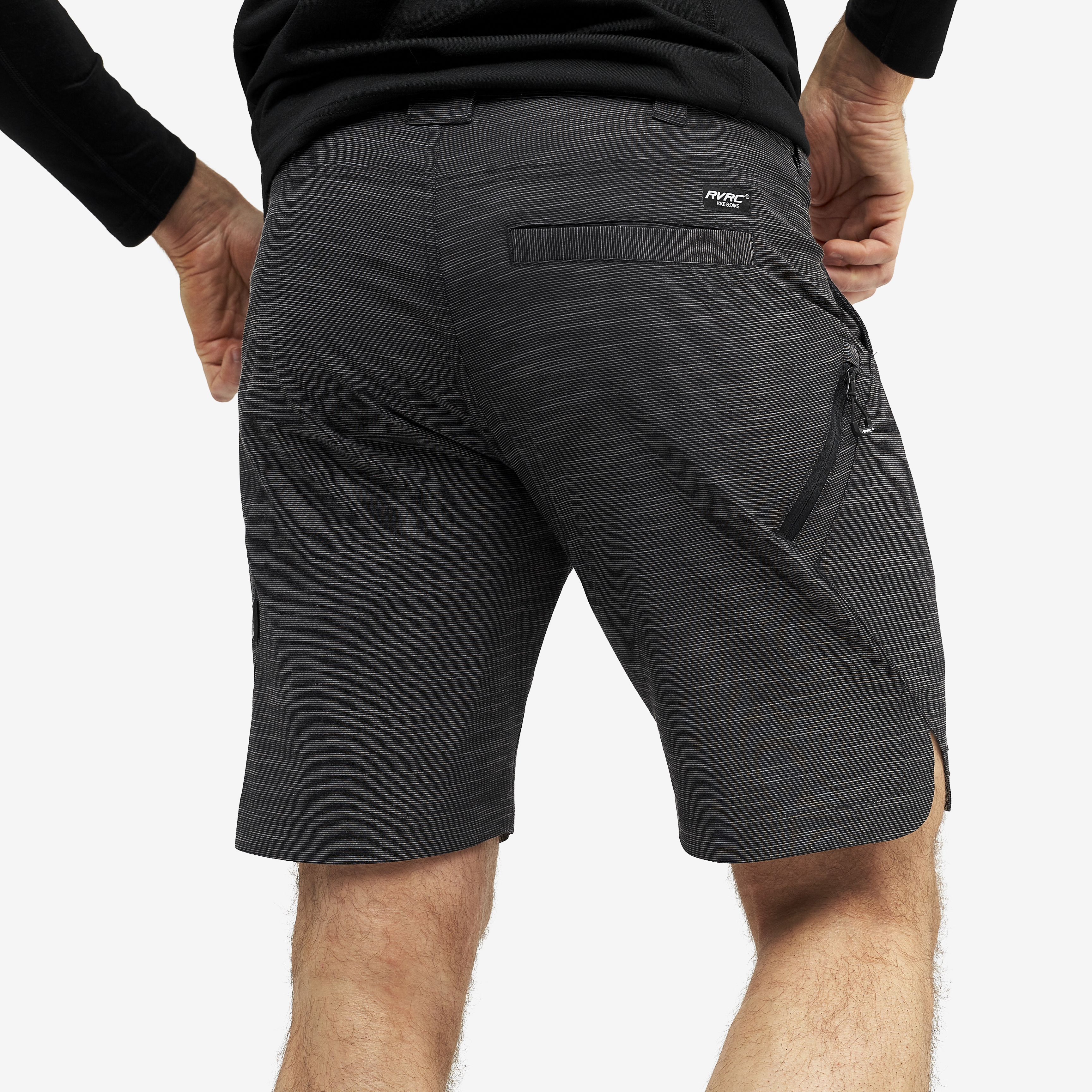 新入荷 & Hike Dive RevolutionRace | Black Męskie Shorts Hiking&OutdoorRecreation
