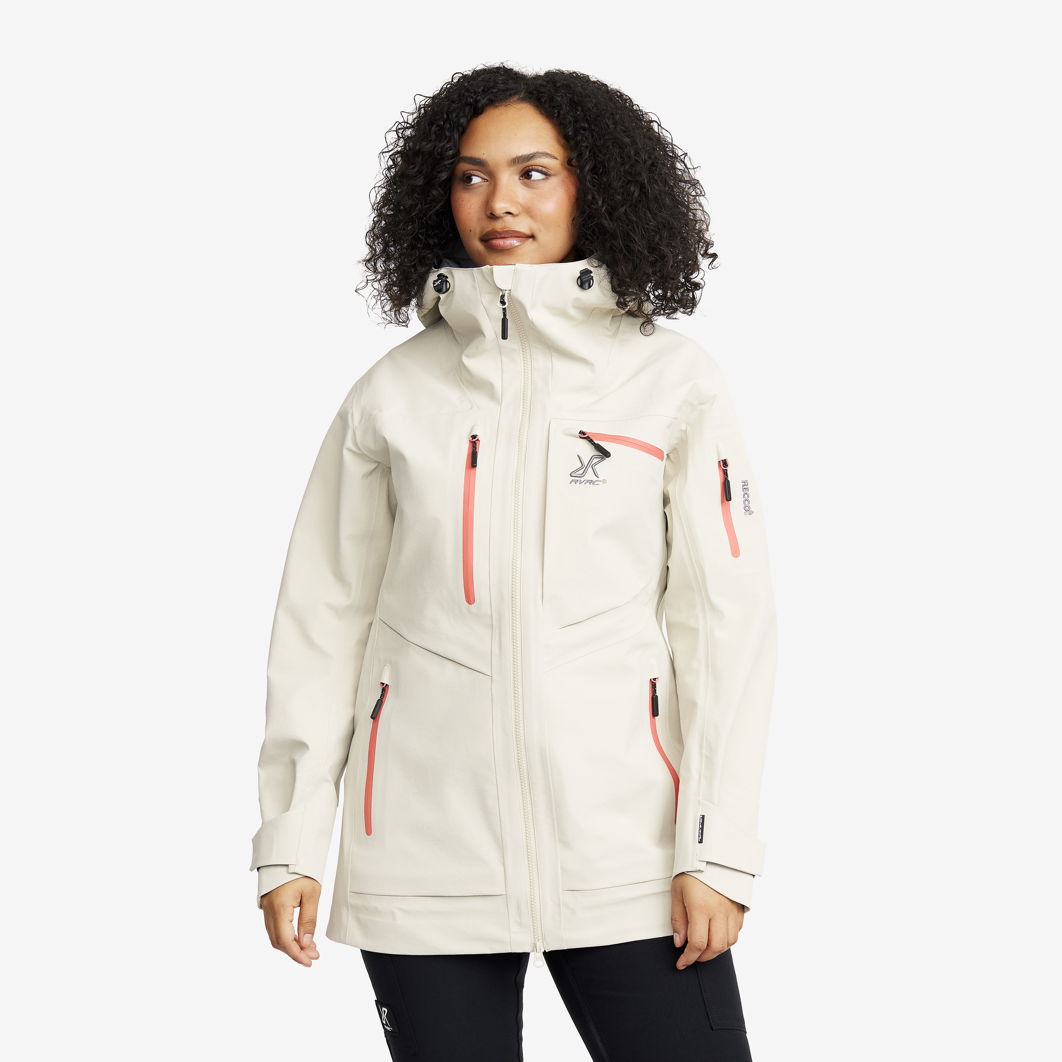 Cyclone Long 3L Jacket – Dam – Peyote Storlek:2XL – Skaljacka & Vindjacka