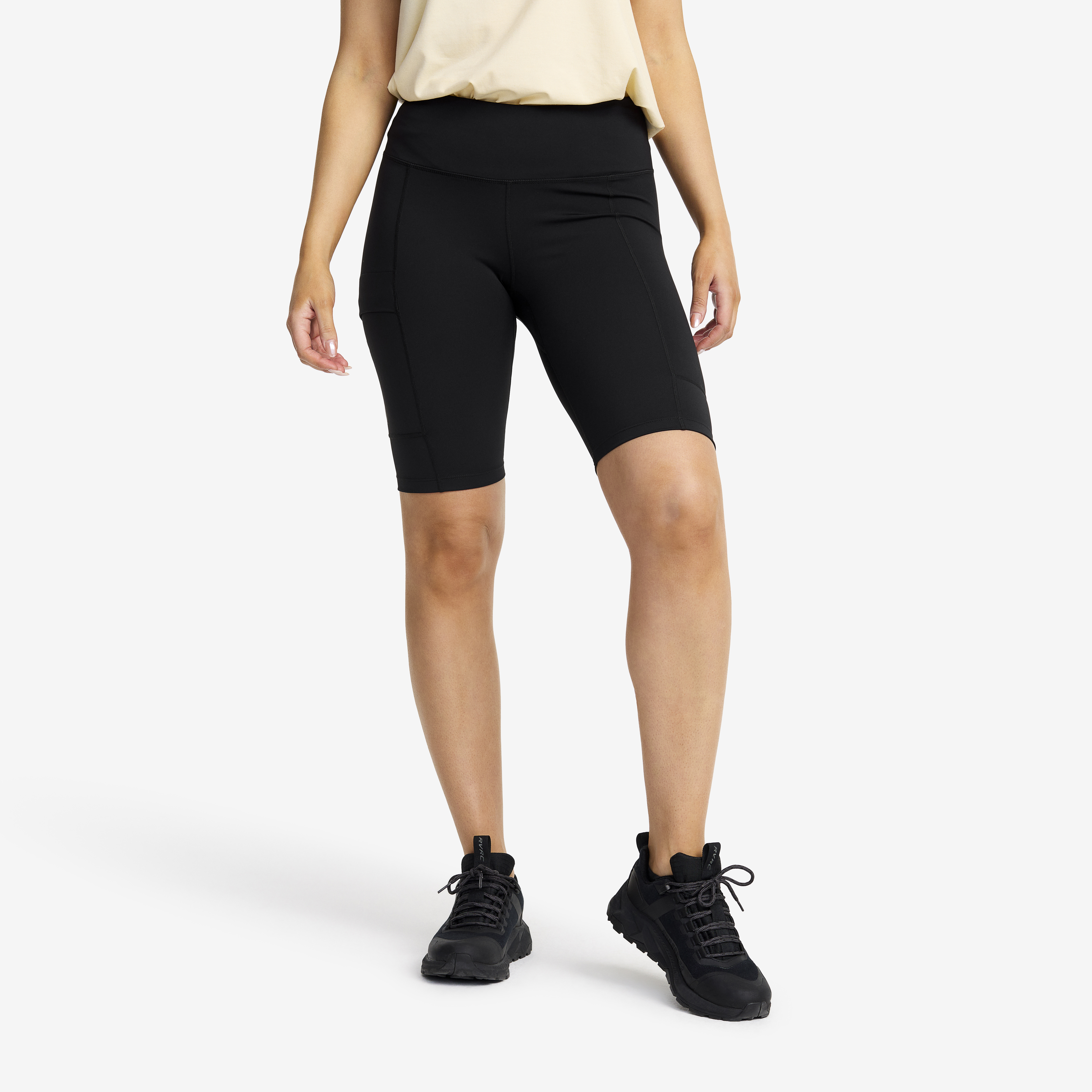 Energy Highwaist Short Leggings Women Black | RevolutionRace