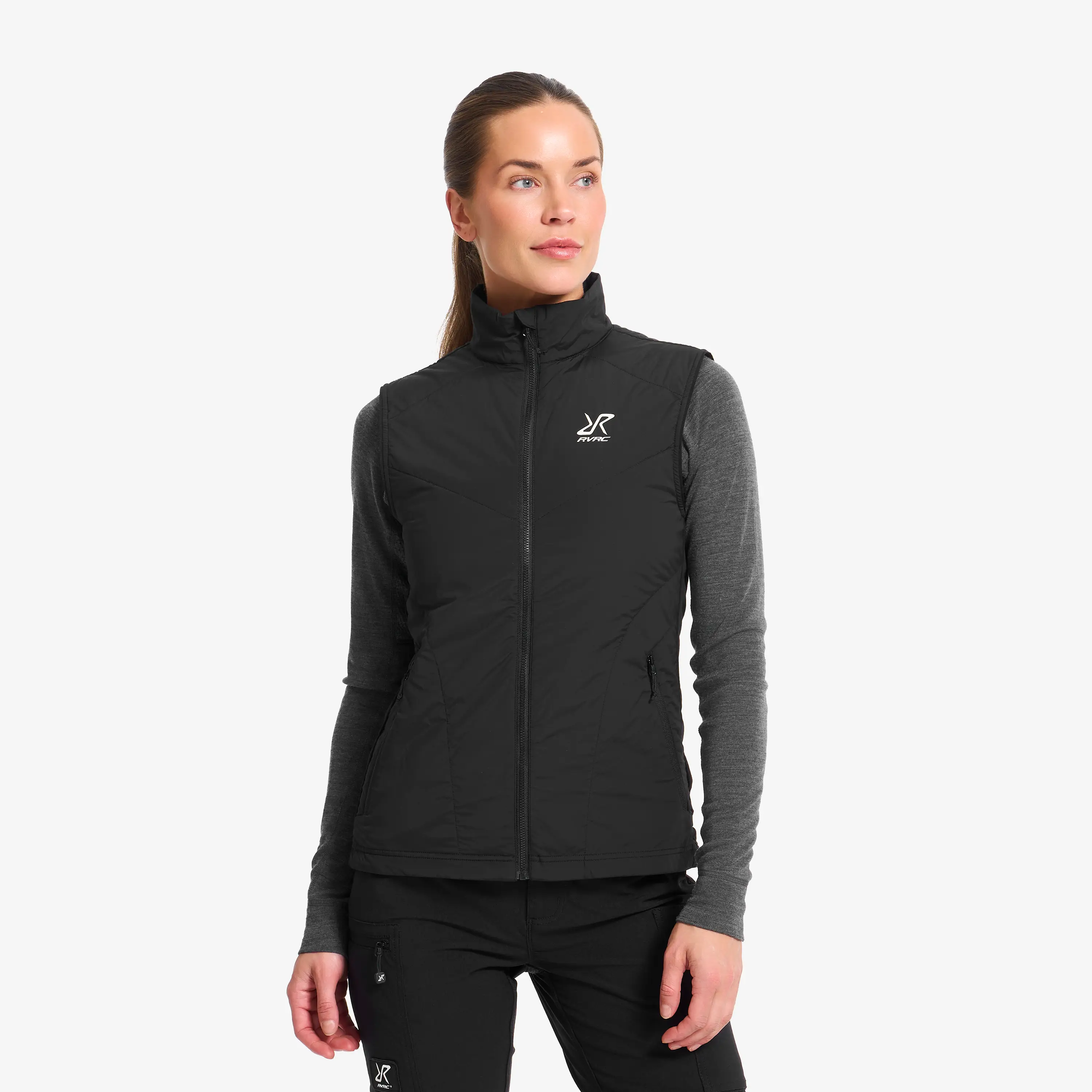 Dense Light Thermo Vest Black Dames, 