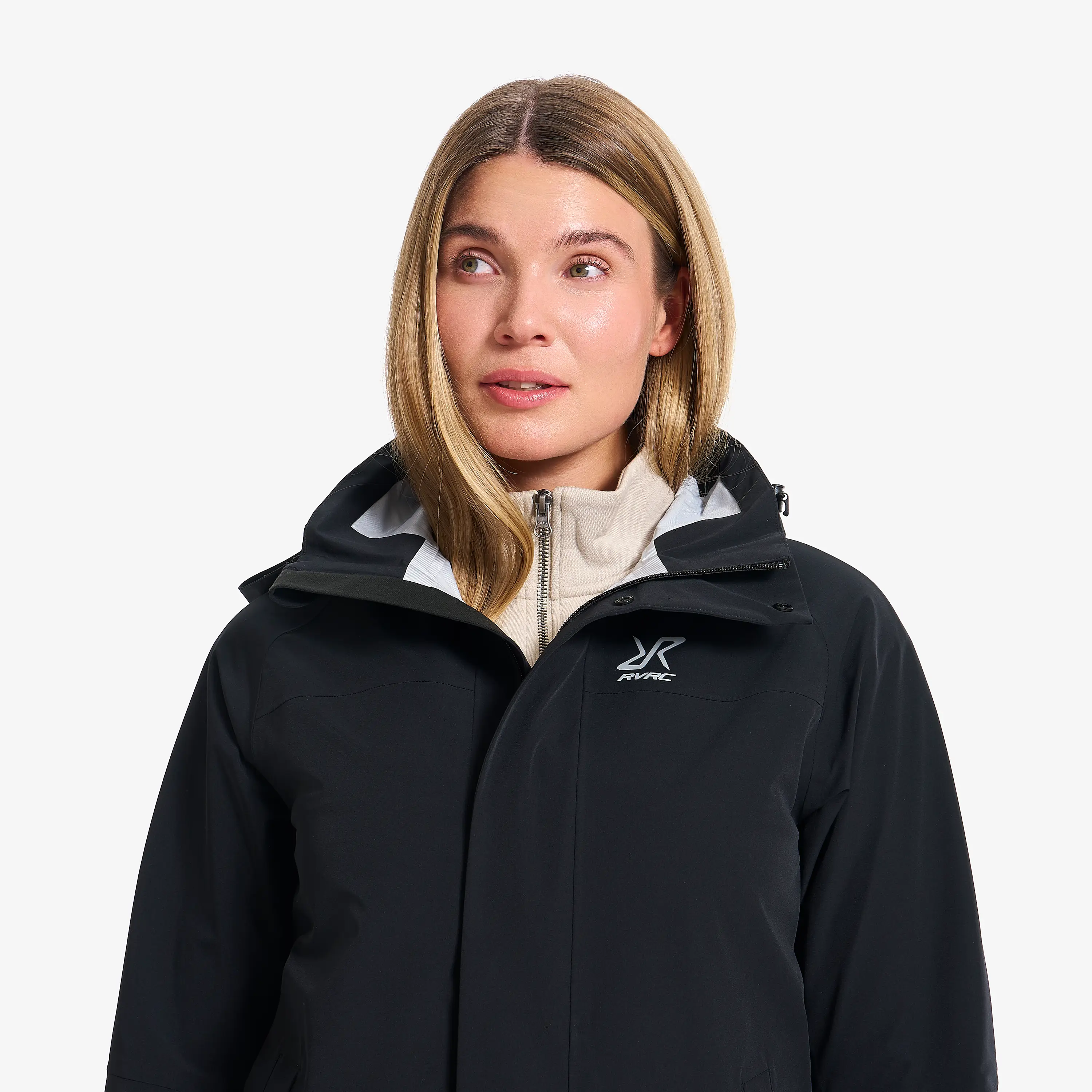 Cyclone Light 3L Long Parka Women Black | RevolutionRace