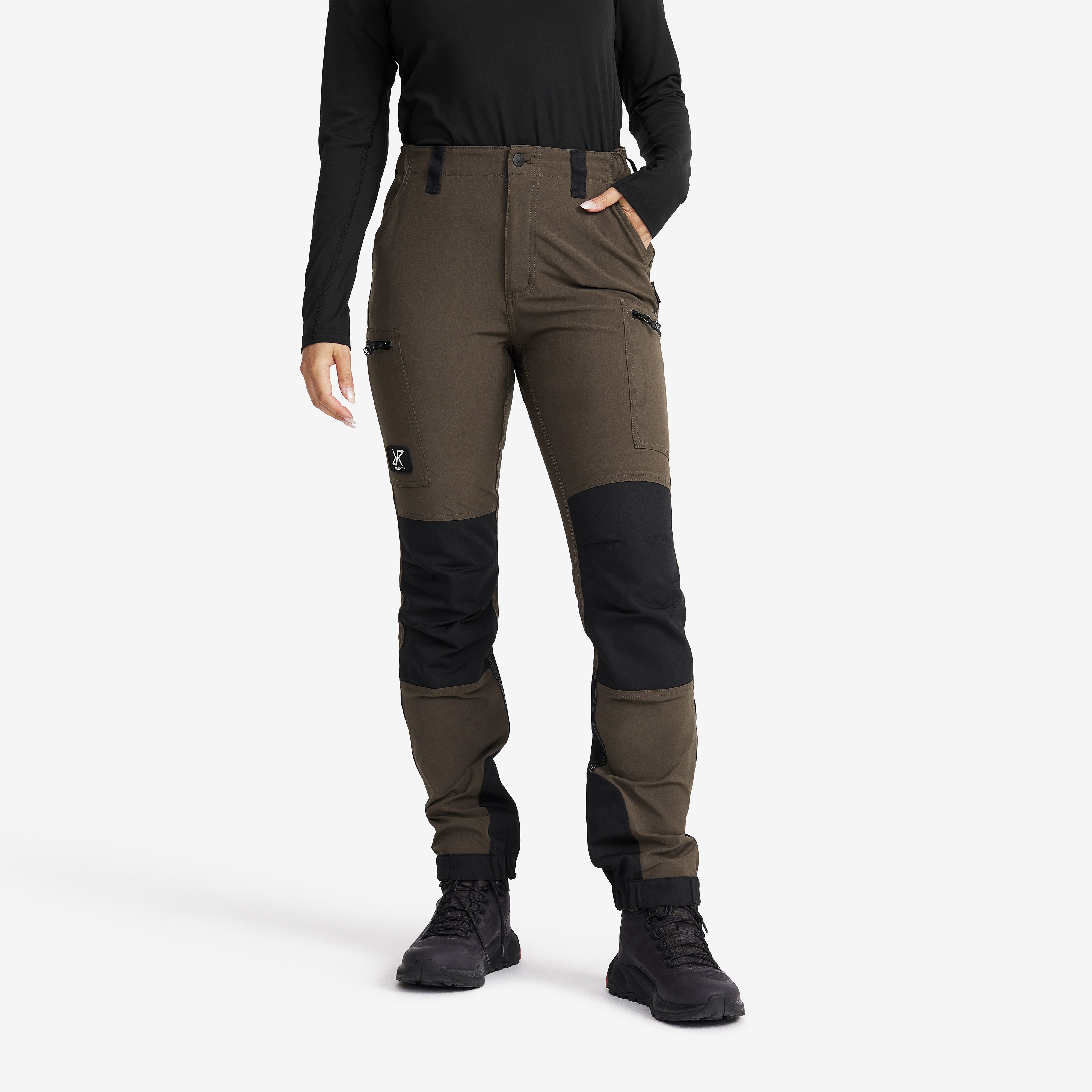 Nordwand Highwaist Stretch Pants Mud Damskie,