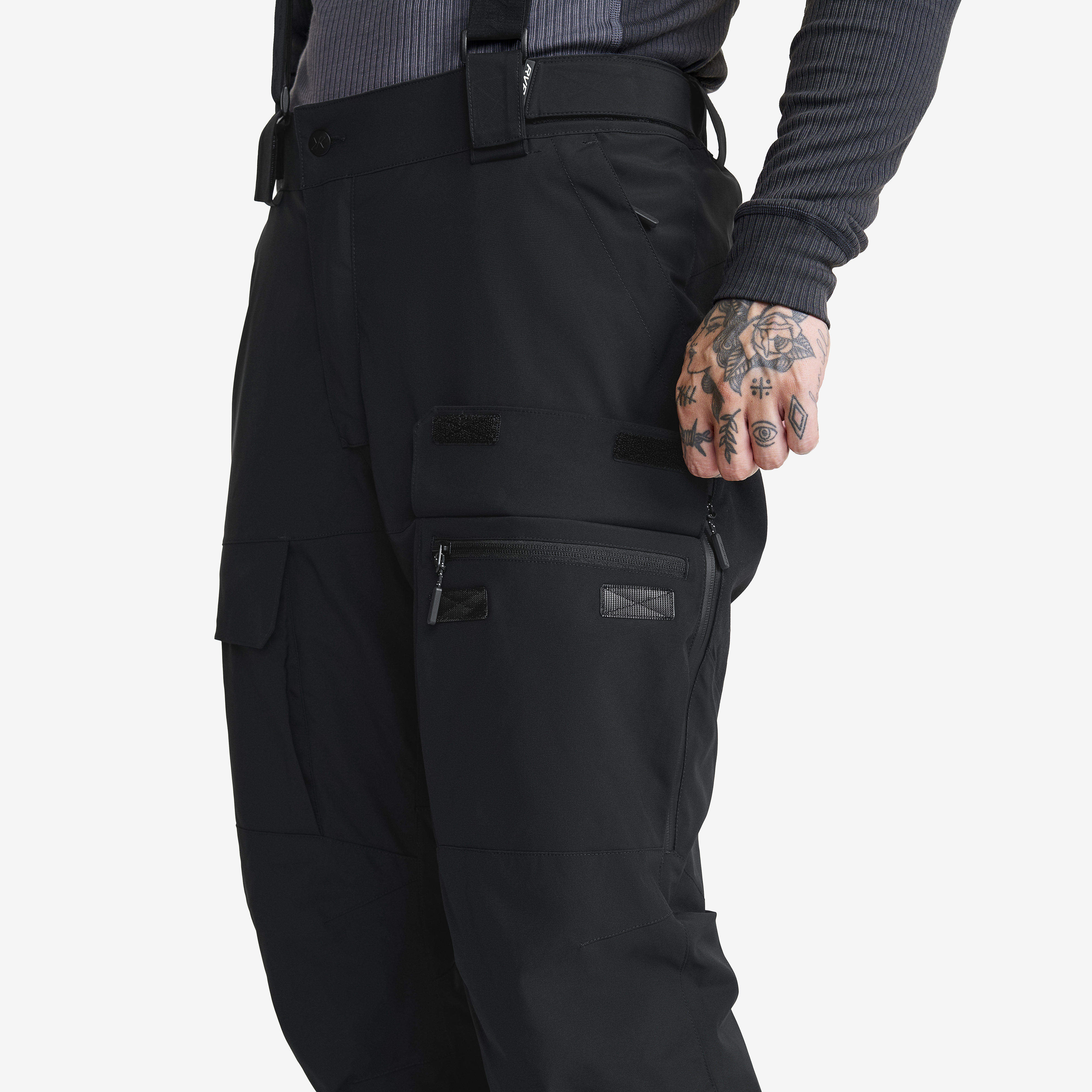 AccXel Insulated 2L Ski Pants Men Black | RevolutionRace