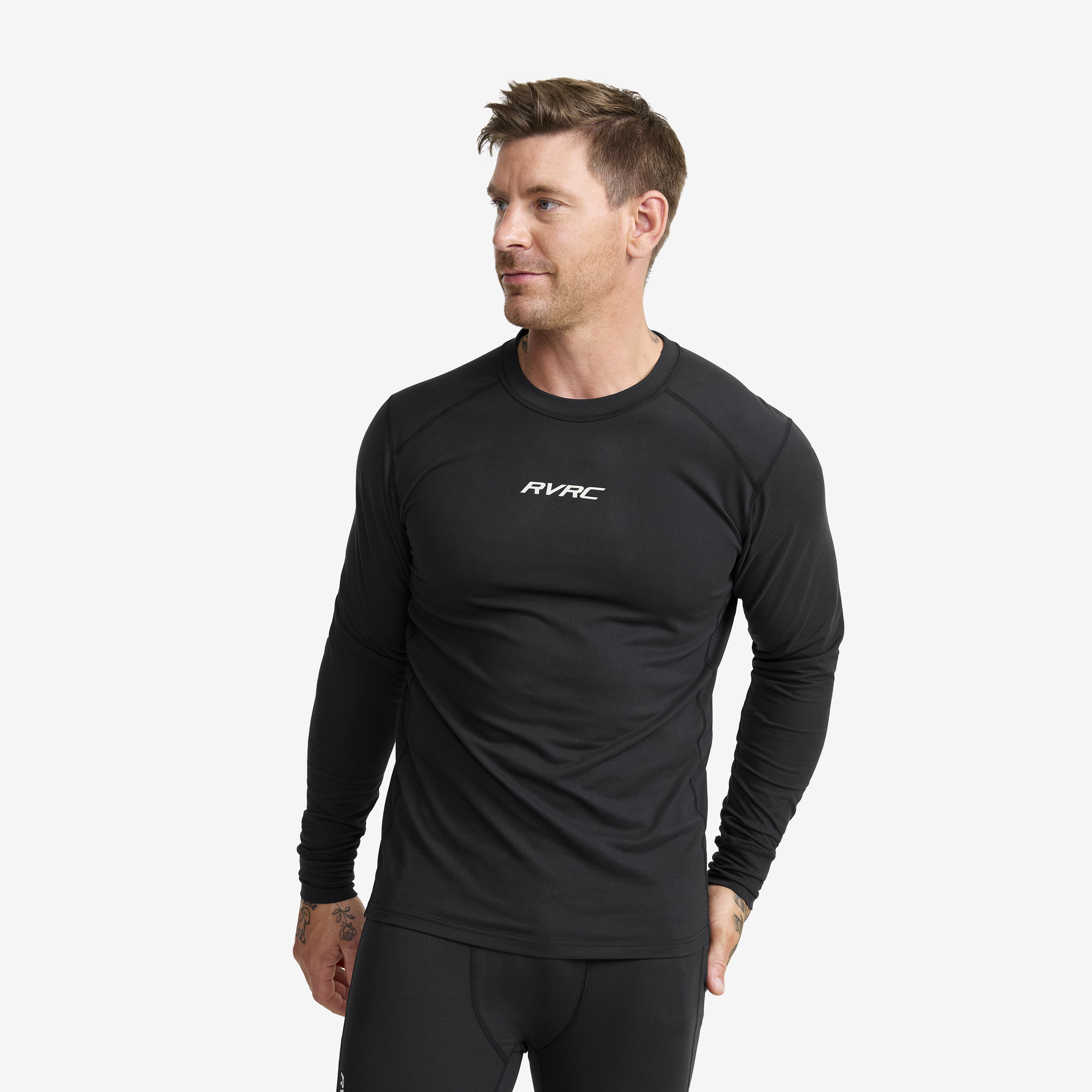 Downhill Base Layer Top Black Herren,