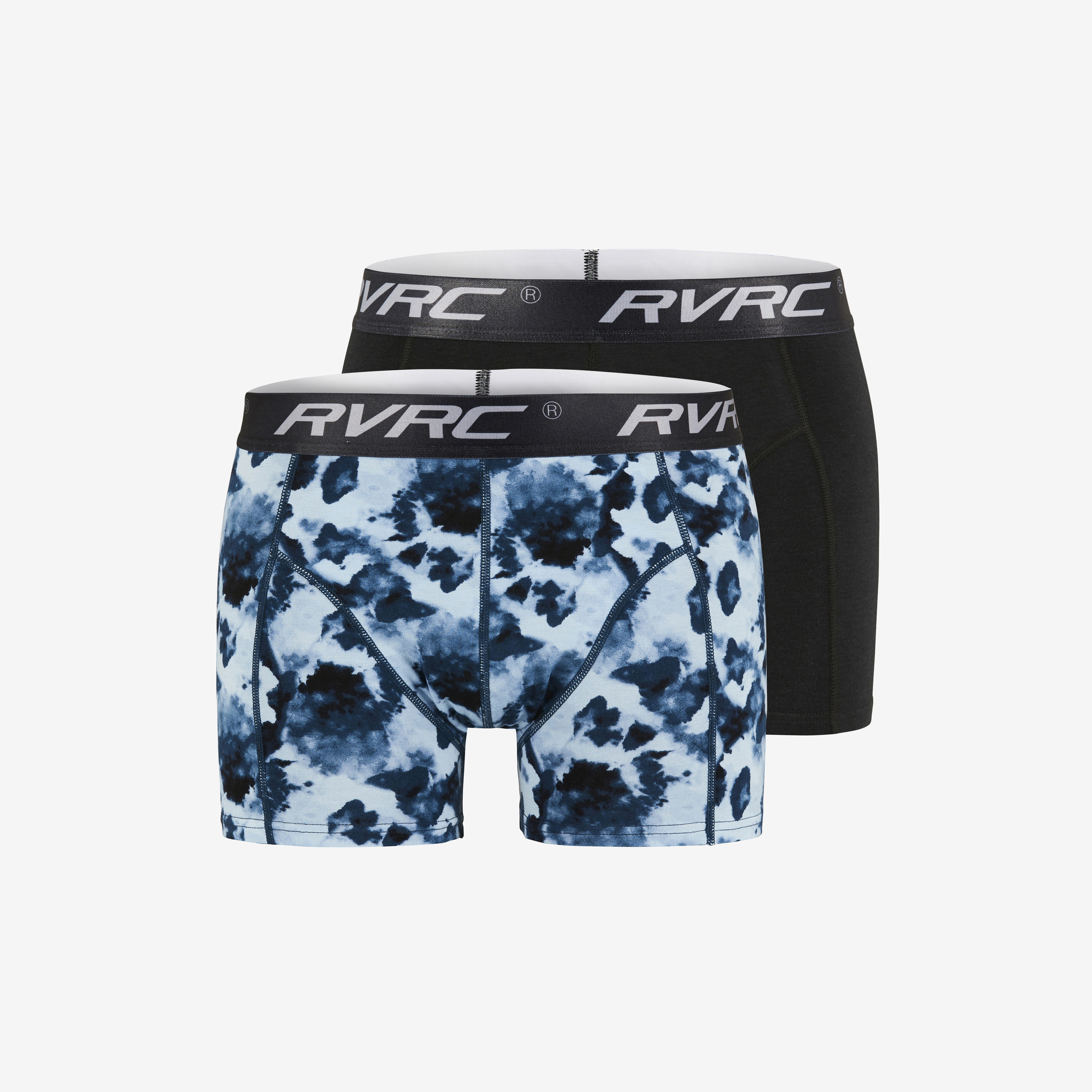 2-pack Bamboo Boxer Blue Homme