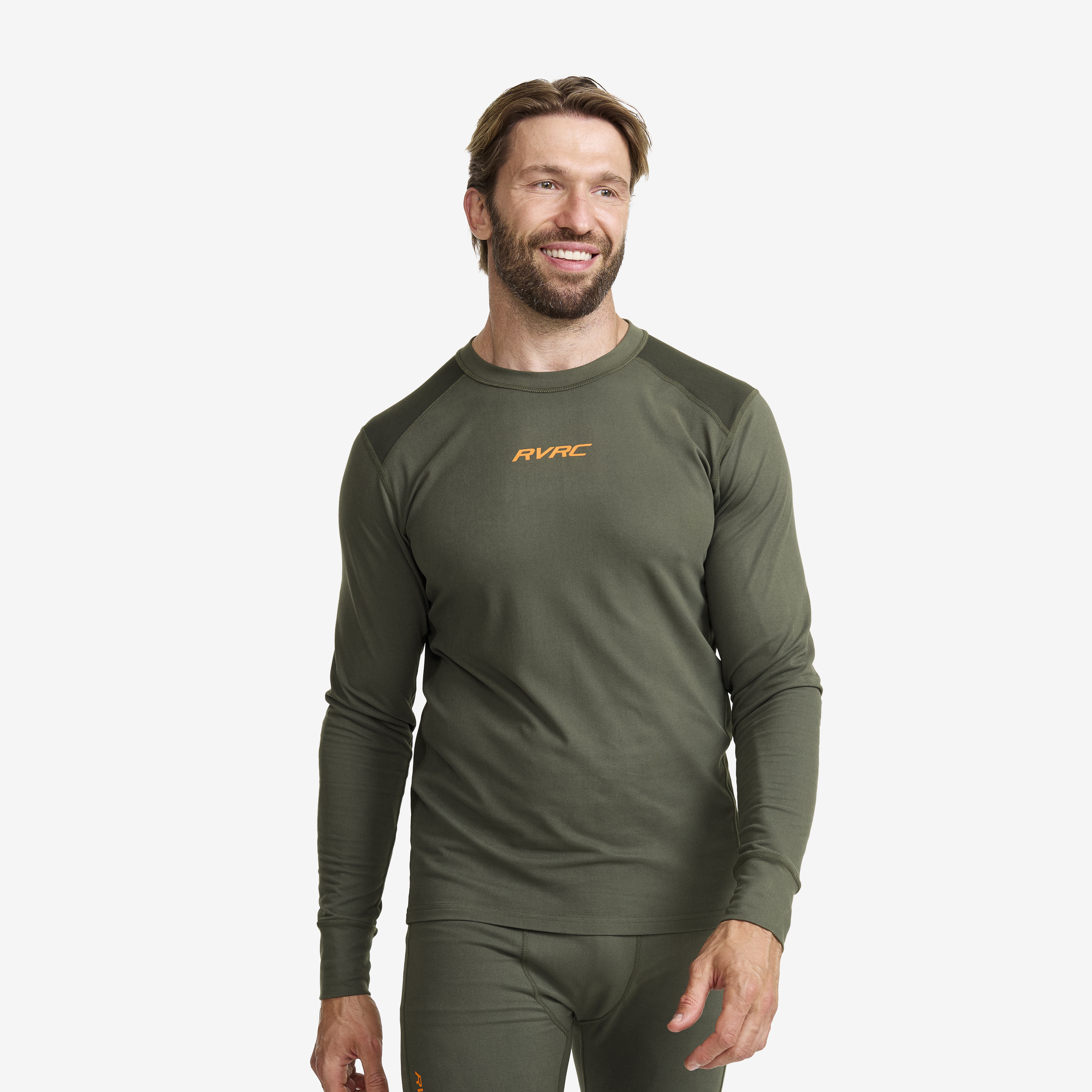 Downhill Base Layer Top Kambaba Green/Rosin Green Men, 