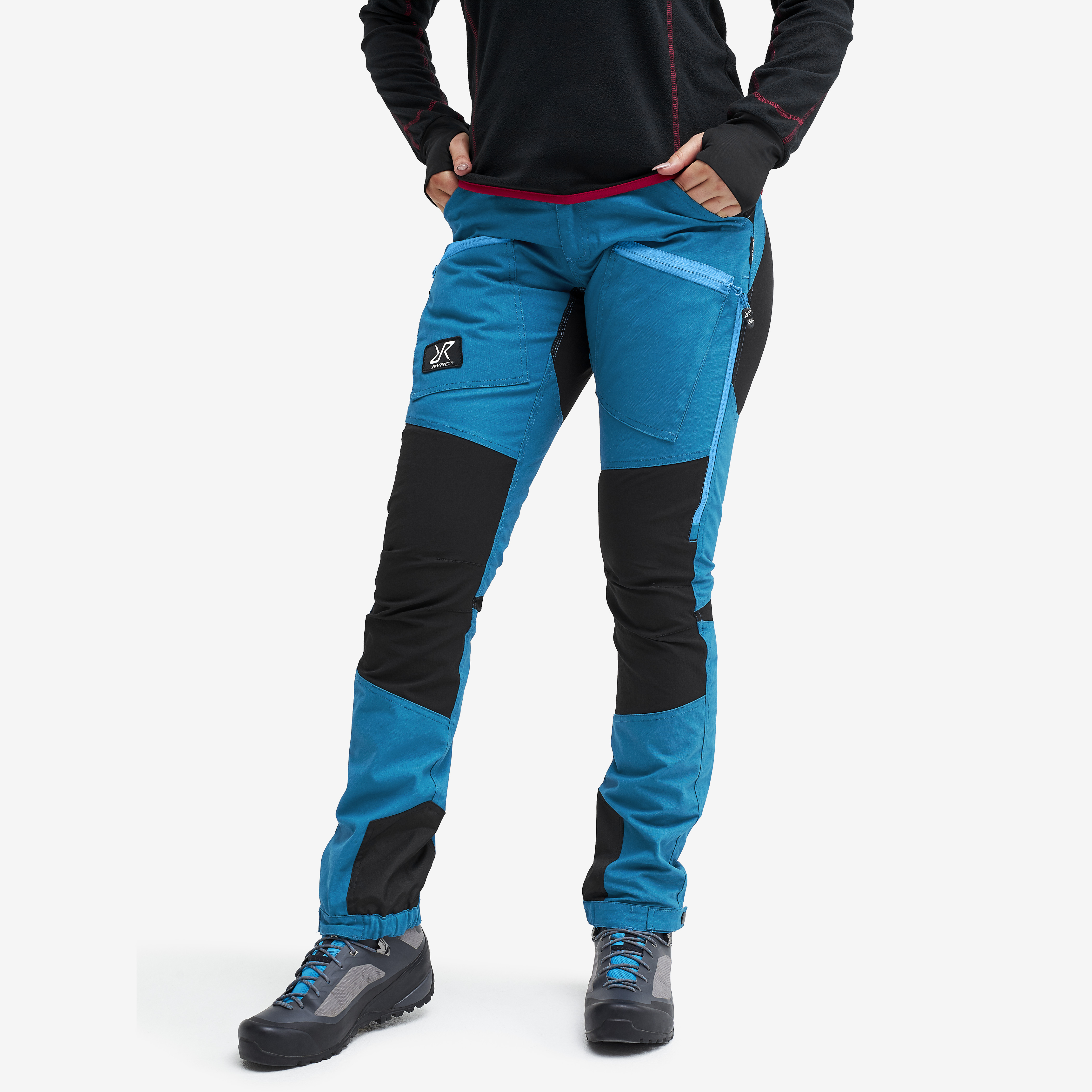 Nordwand Pro hiking trousers for women in blue
