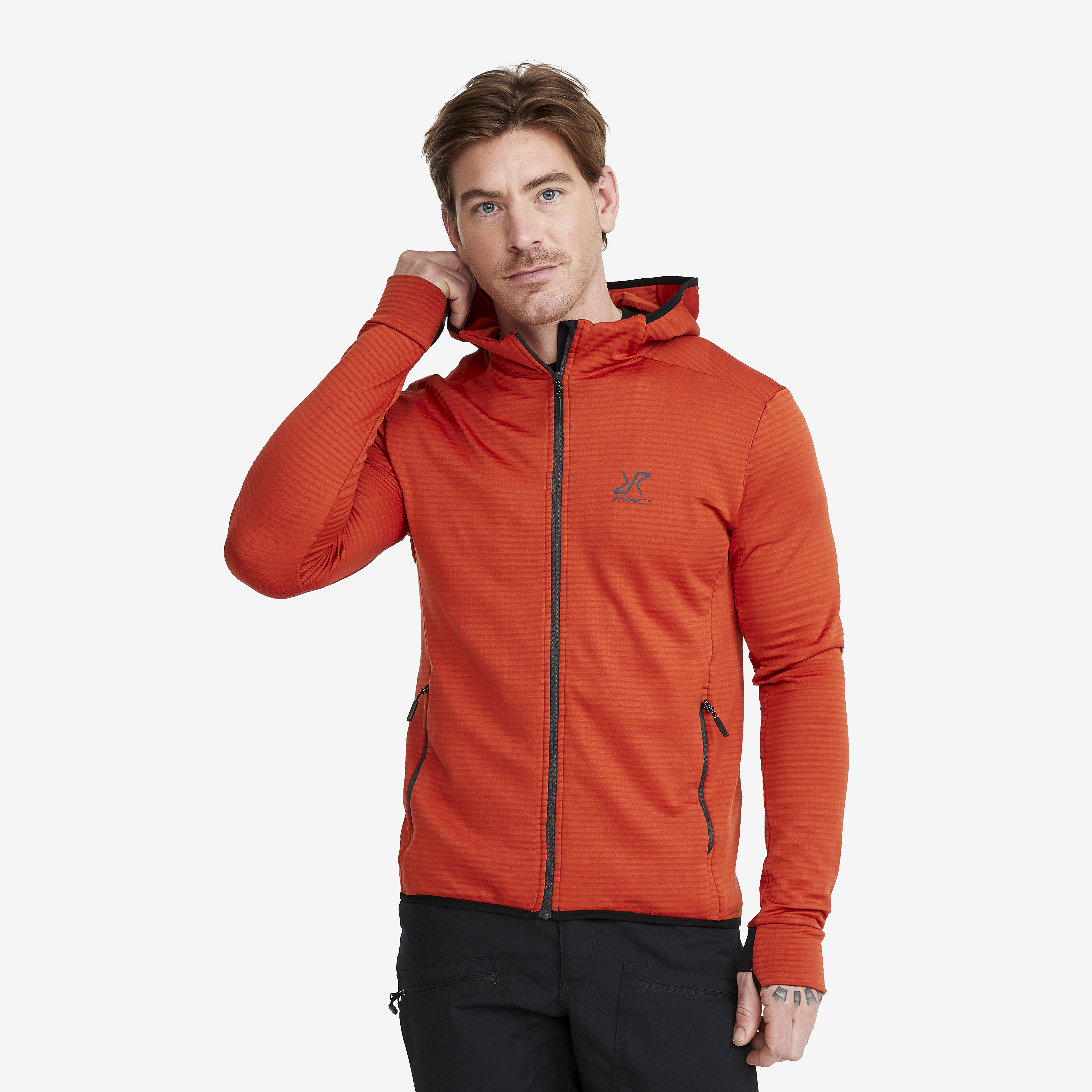 Waffle Hoodie Men Autumn | RevolutionRace