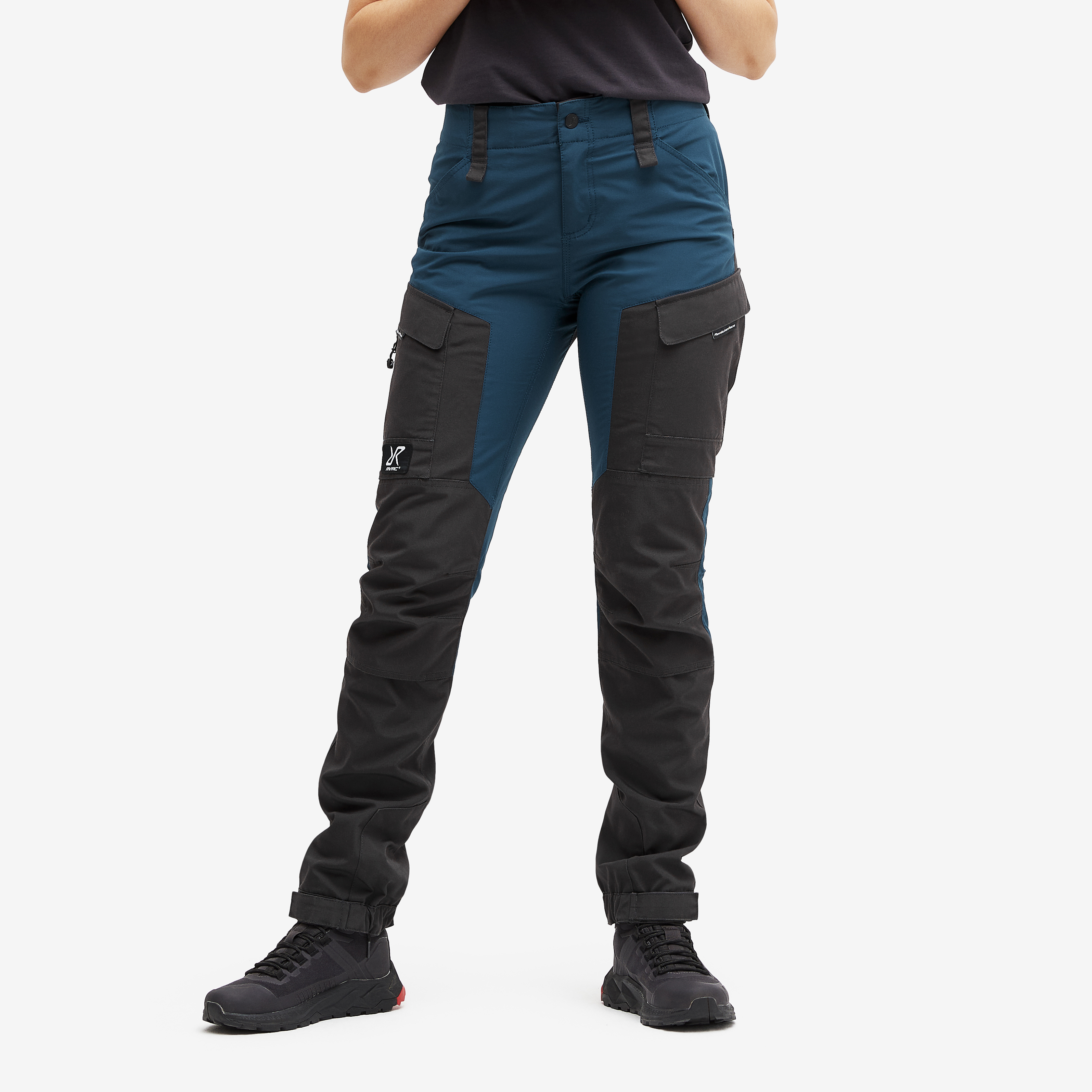 RVRC GP outdoor pants for women in dark blue