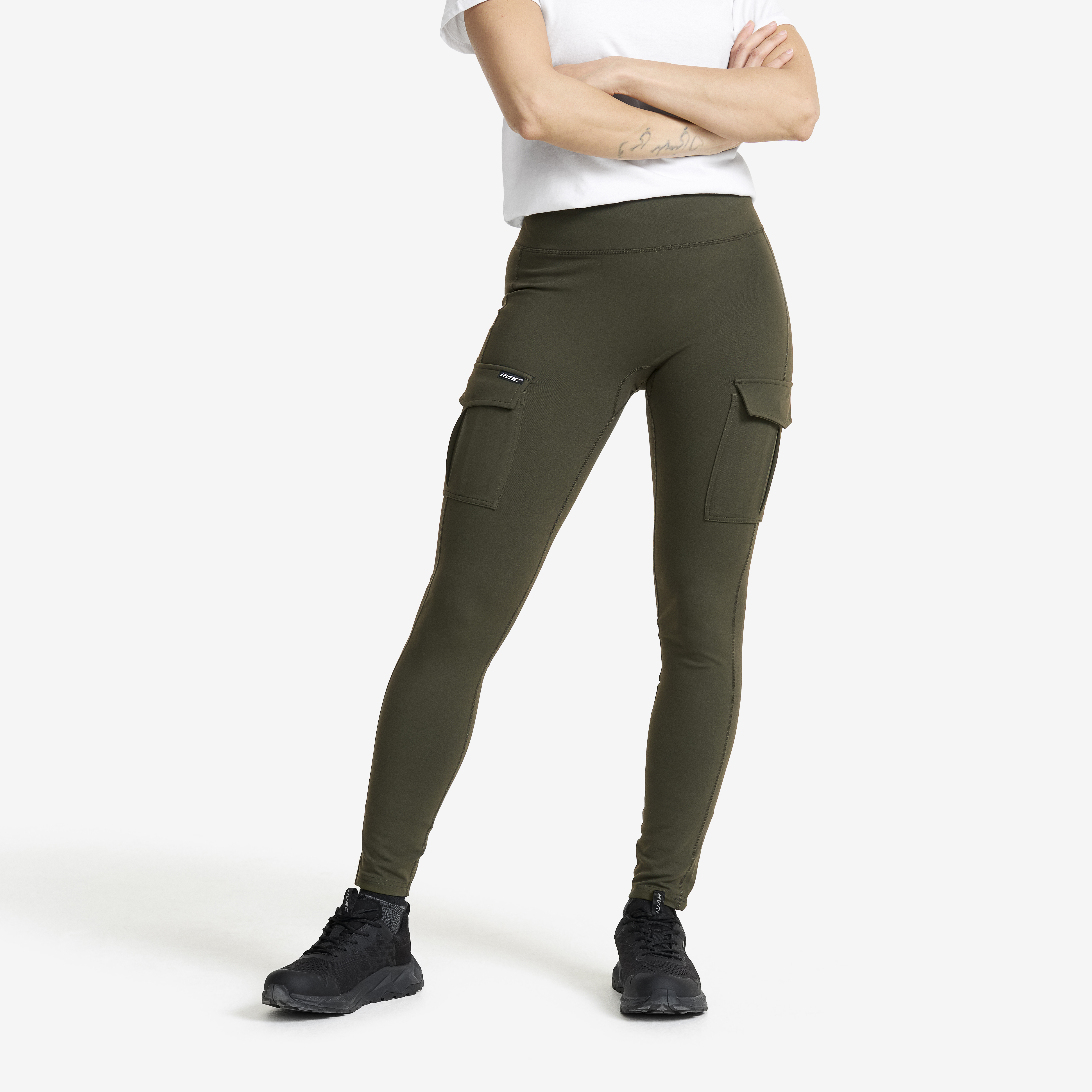 Summit Pocket Tights Rosin Green Damen,